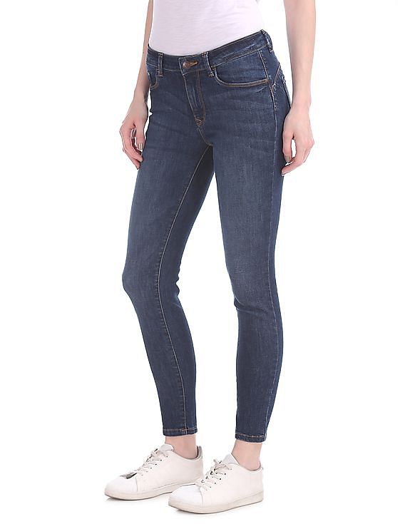 Flying Machine Women Push Up Super Skinny Fit Jeans