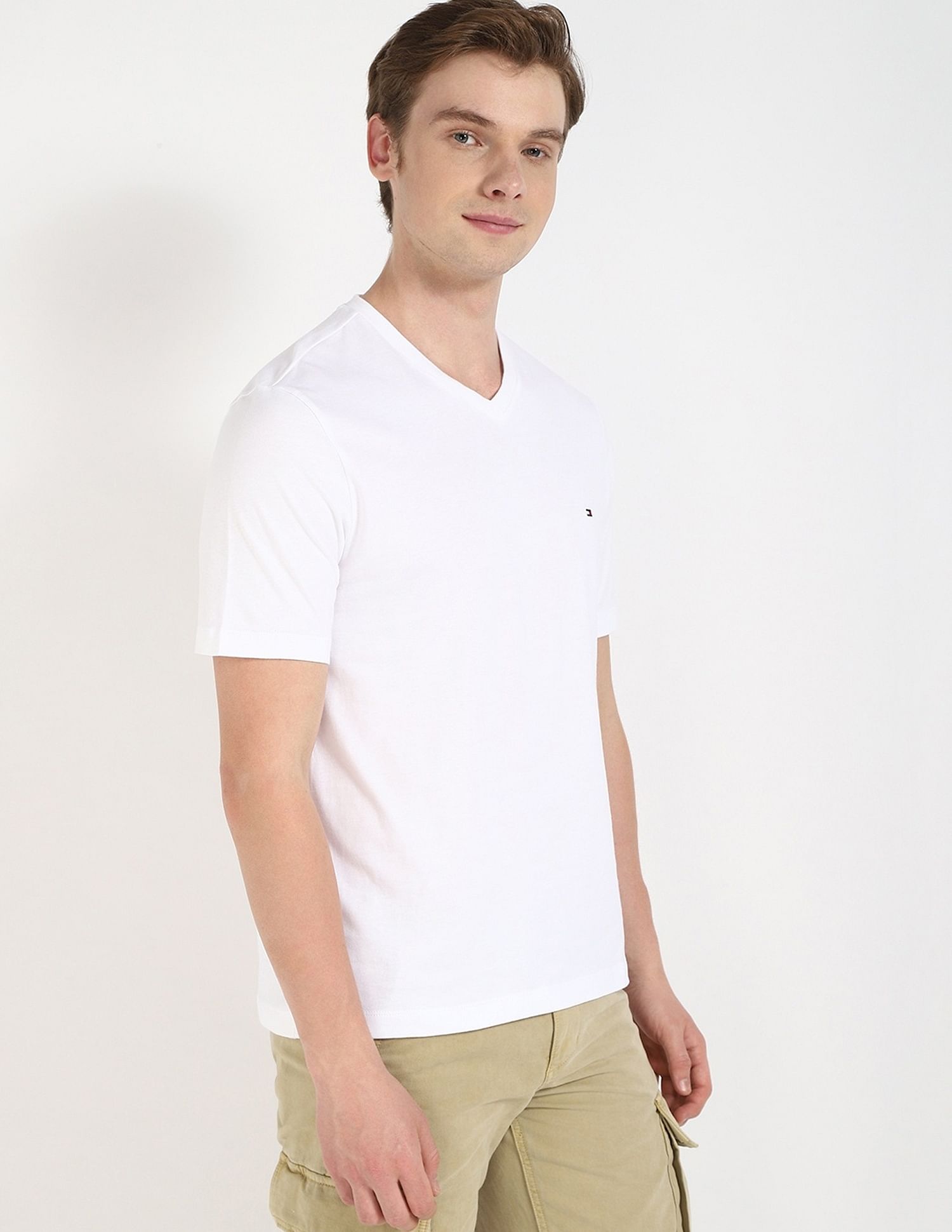 Tommy Hilfiger Solid Regular Fit T-shirt