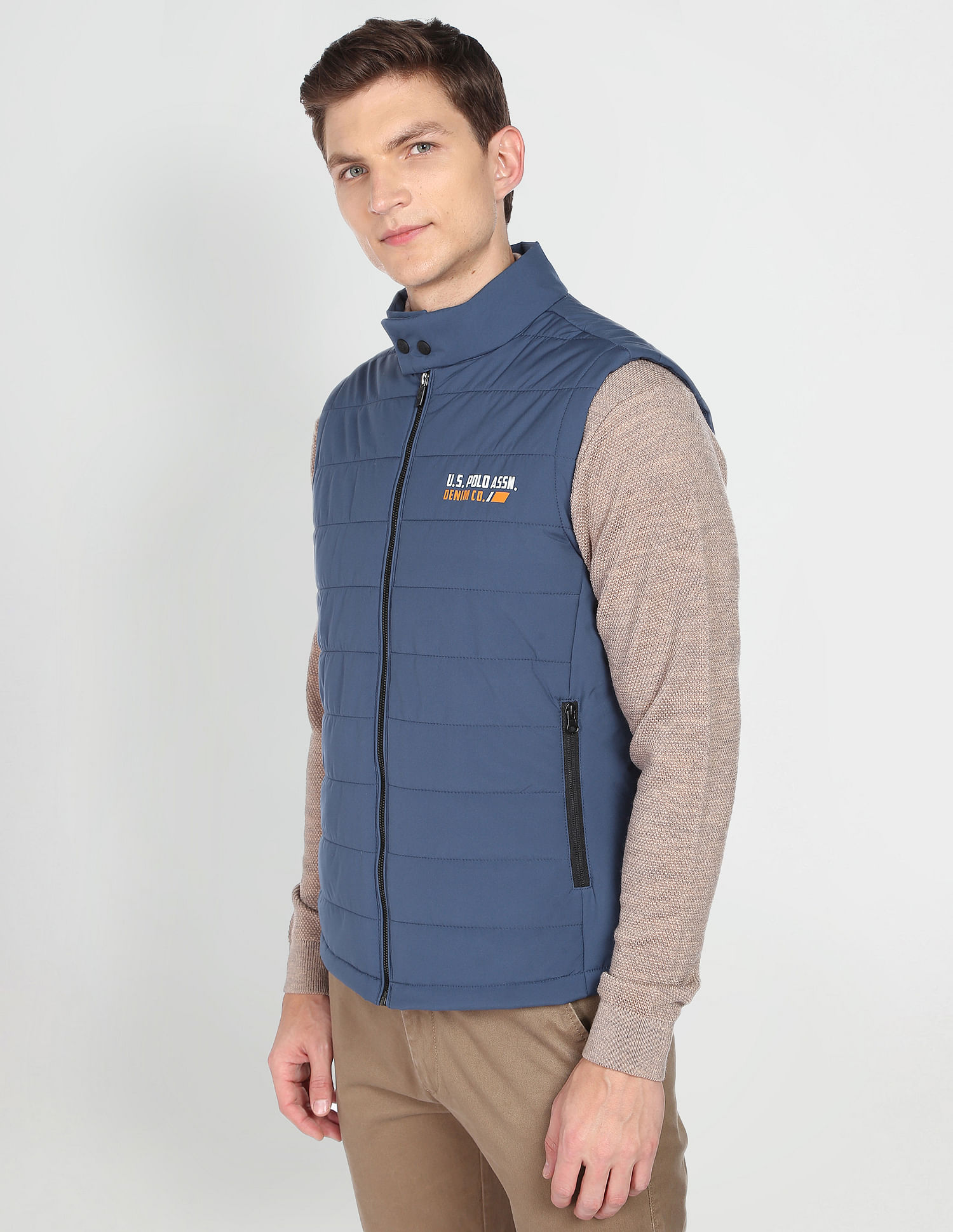 Us polo assn deals quilted vest