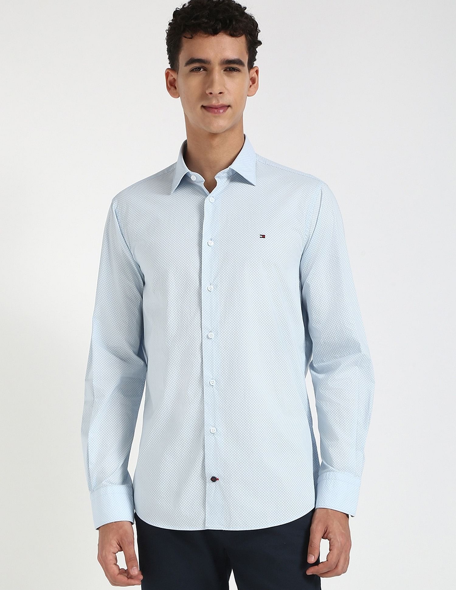 Tommy Hilfiger Printed Regular-Fit Woven Shirt