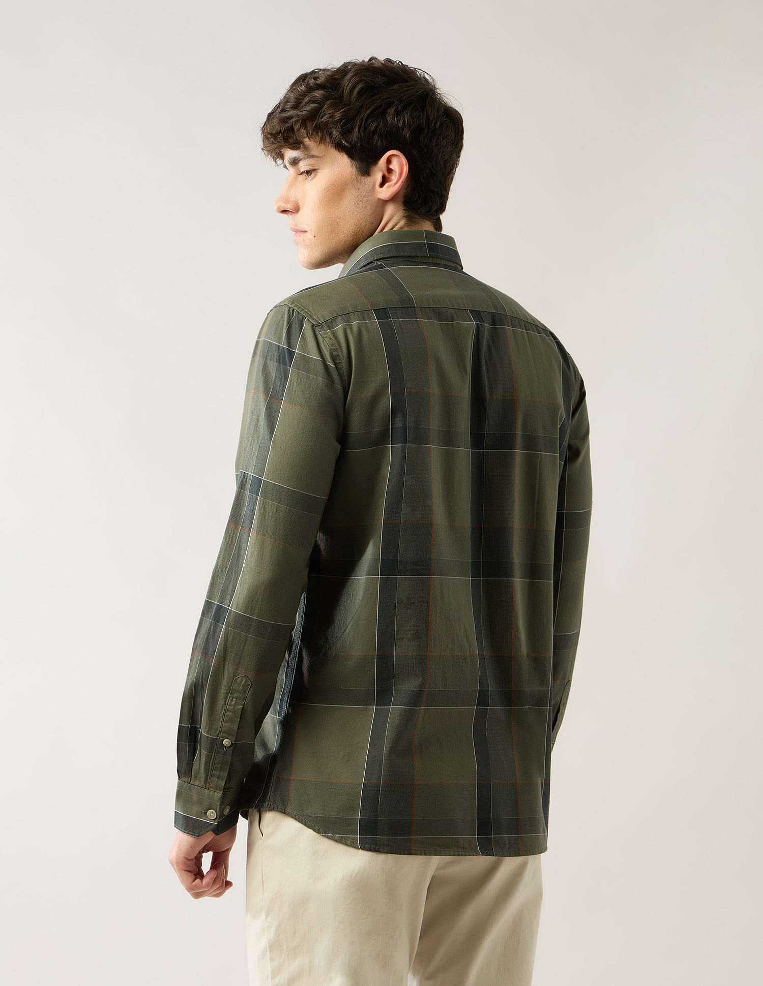 Arrow Sport Tartan Checked Regular Fit Shirt