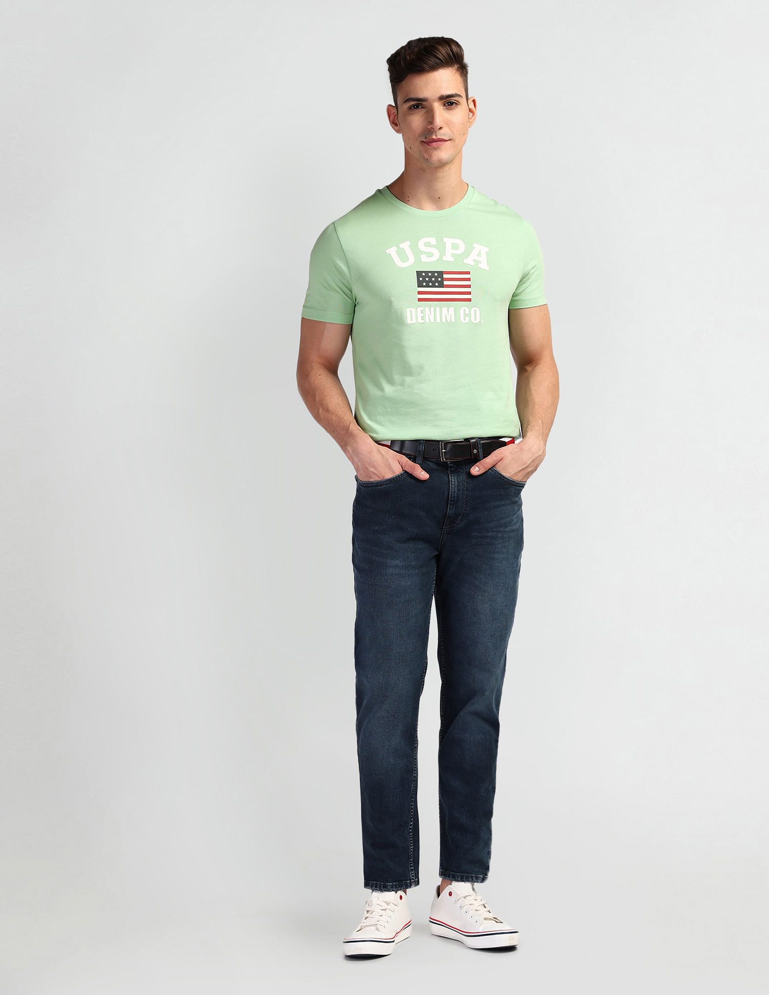 U.S. Polo Assn. Denim Co. Brand Print Muscle Fit T-Shirt