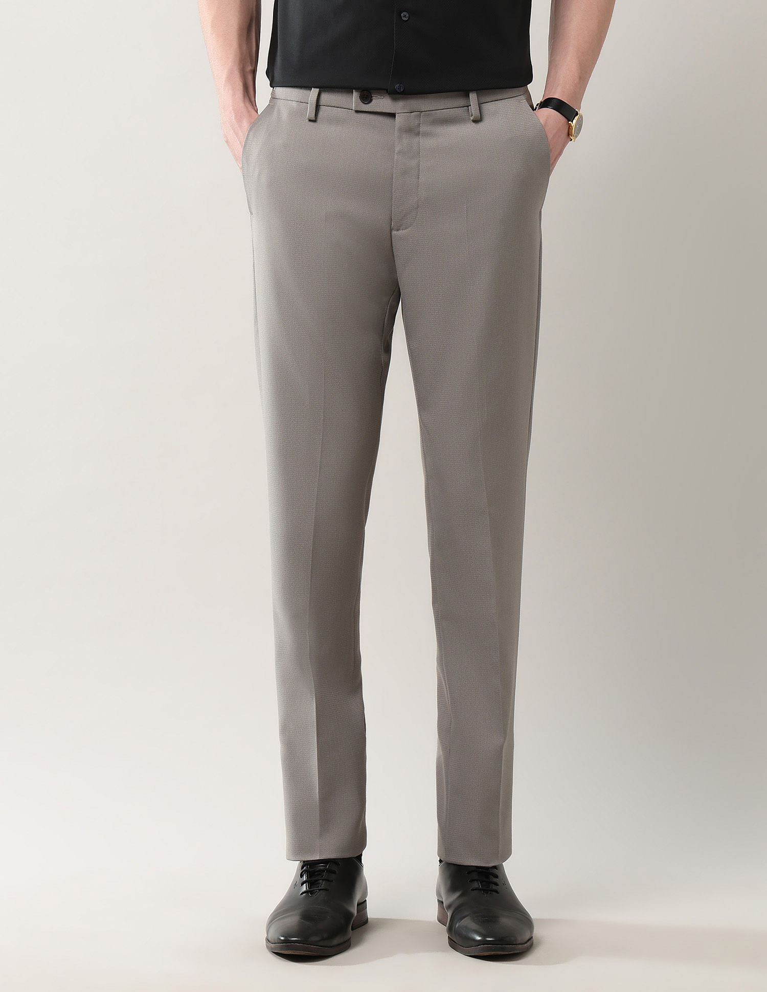Arrow Textured Dobby Autoflex Trousers