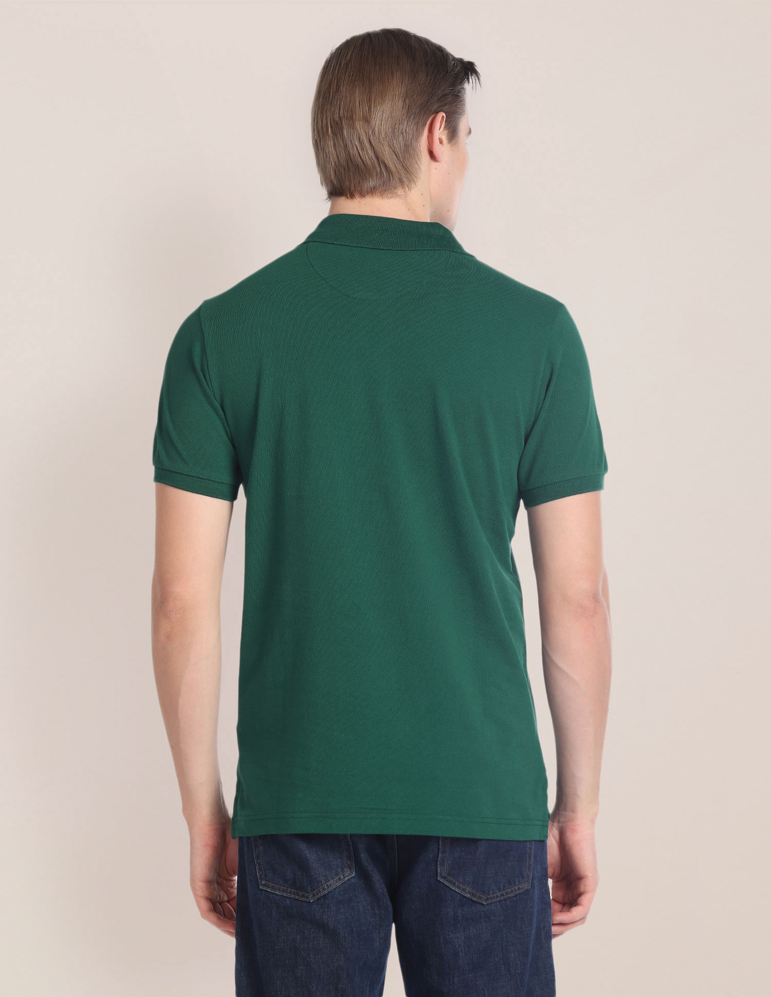 U.S. Polo Assn. Diagonal Stripe Cotton Polo Shirt