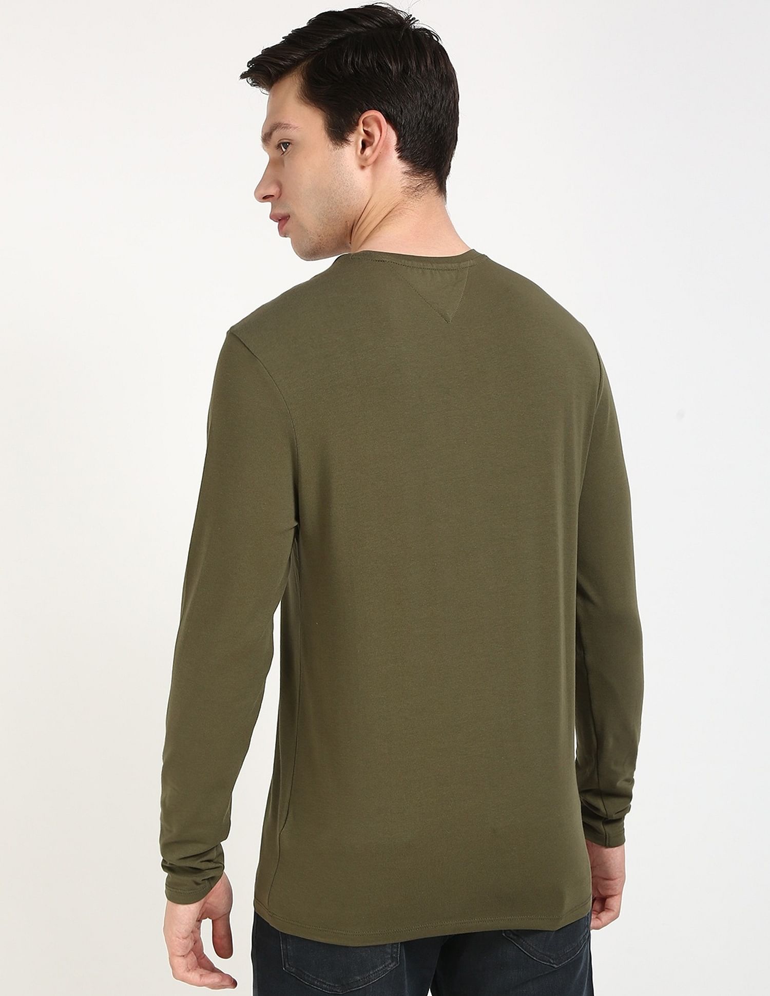 Tommy Hilfiger Solid Slim-Fit Cotton T-Shirt