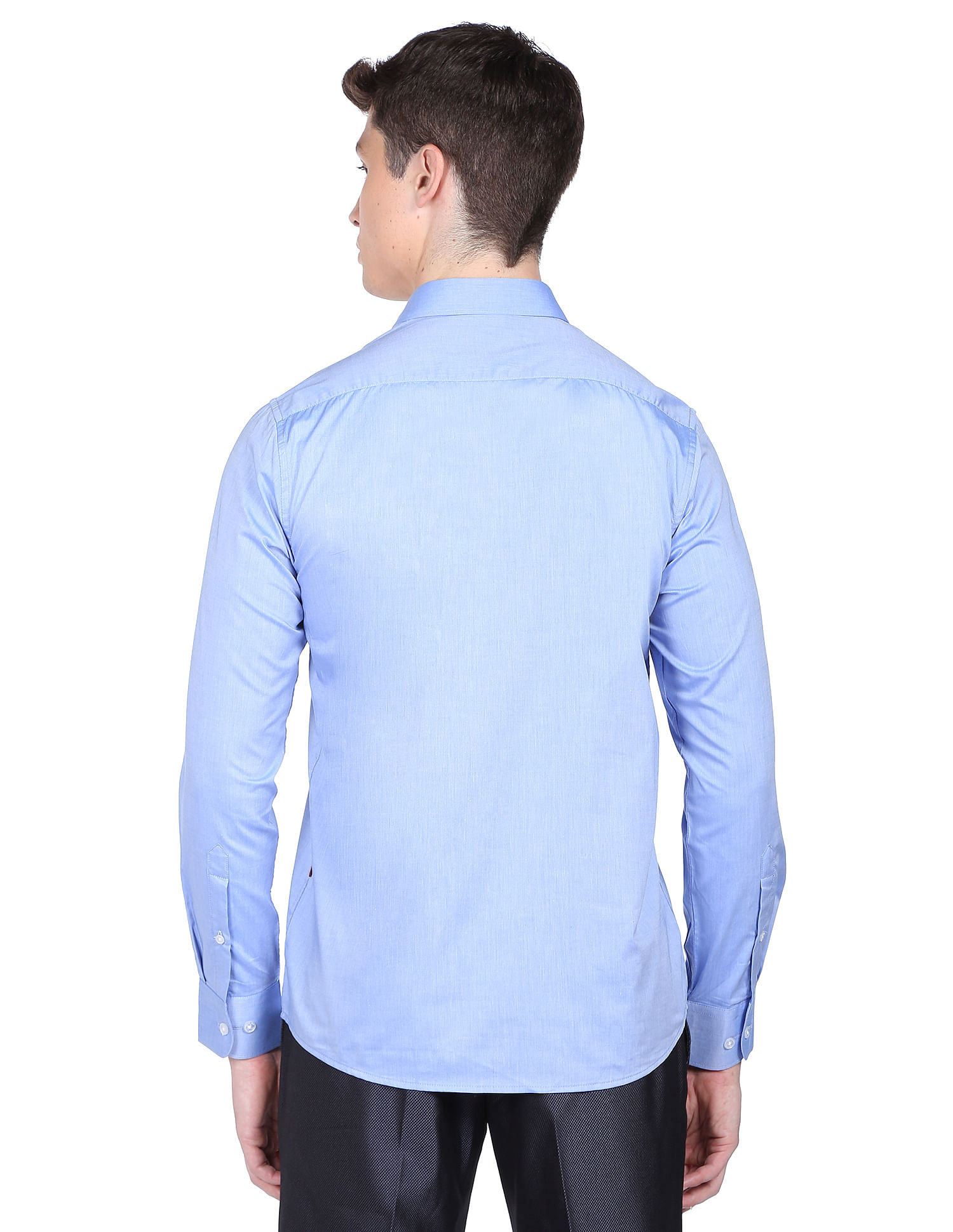 AD by Arvind Pure Cotton Everlast Press Formal Shirt