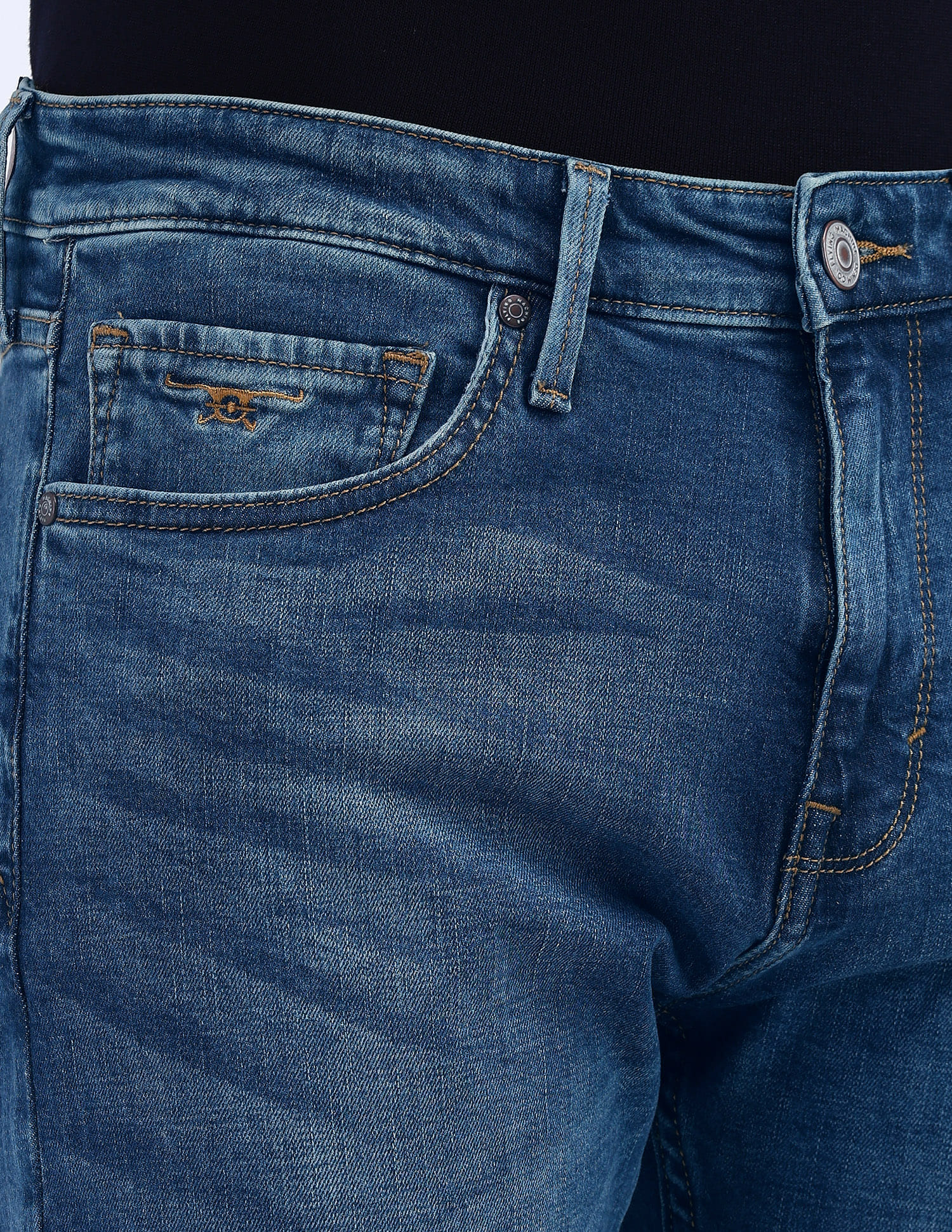 Buy Flying Machine F-Jango Straight Fit Washed Jeans