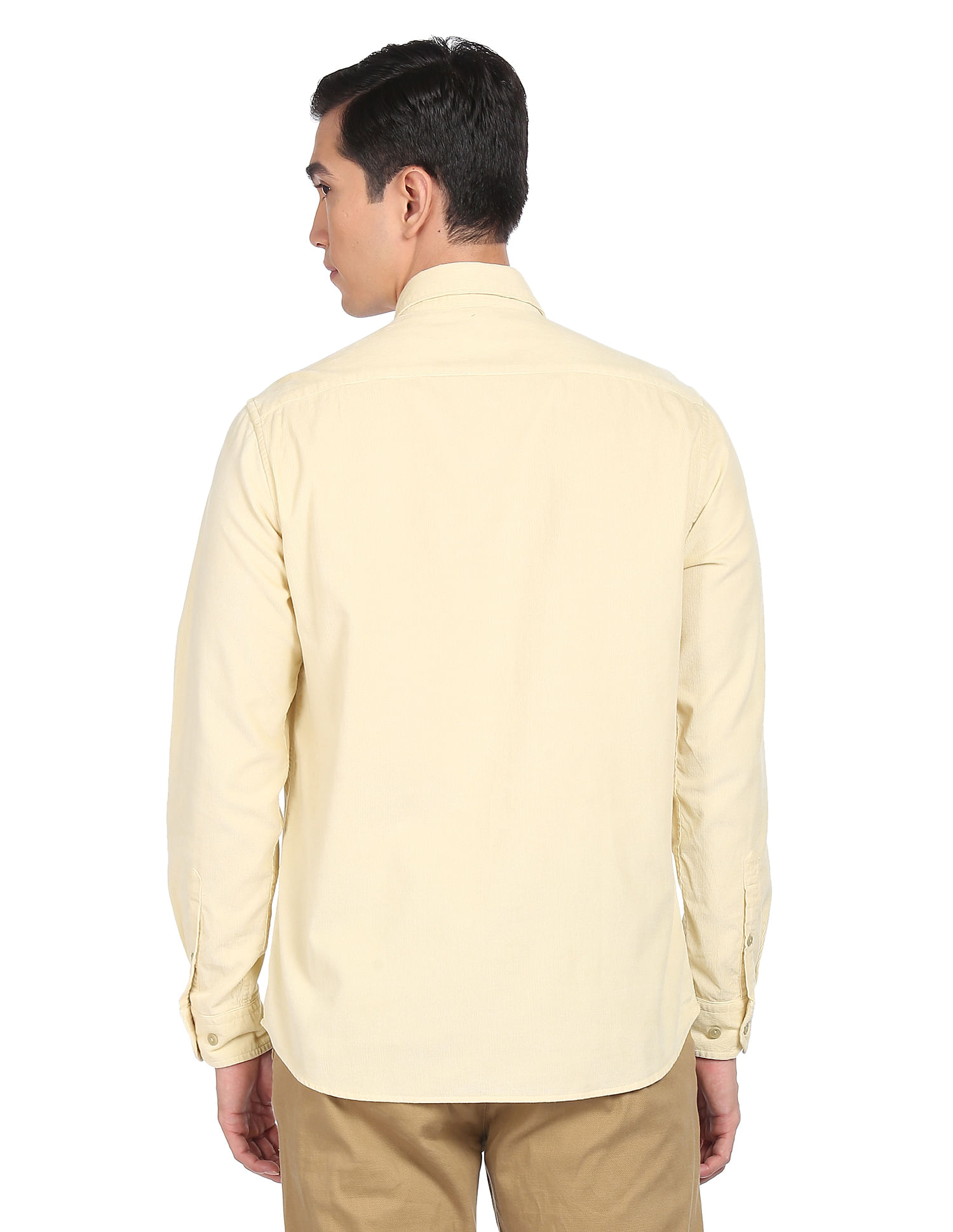 Buy Arrow Sports Button Down Collar Corduroy Shirt - NNNOW.com