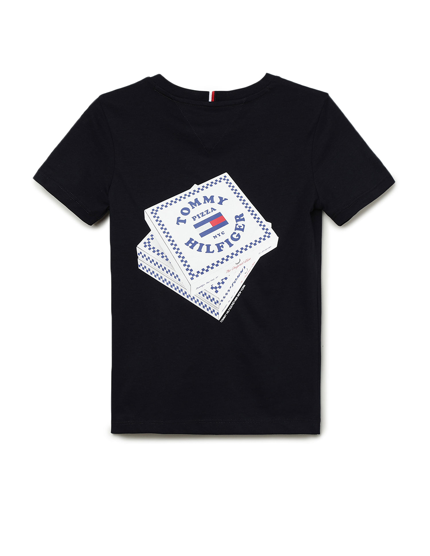 Tommy Hilfiger Kids Boys Solid Regular Fit T-Shirt