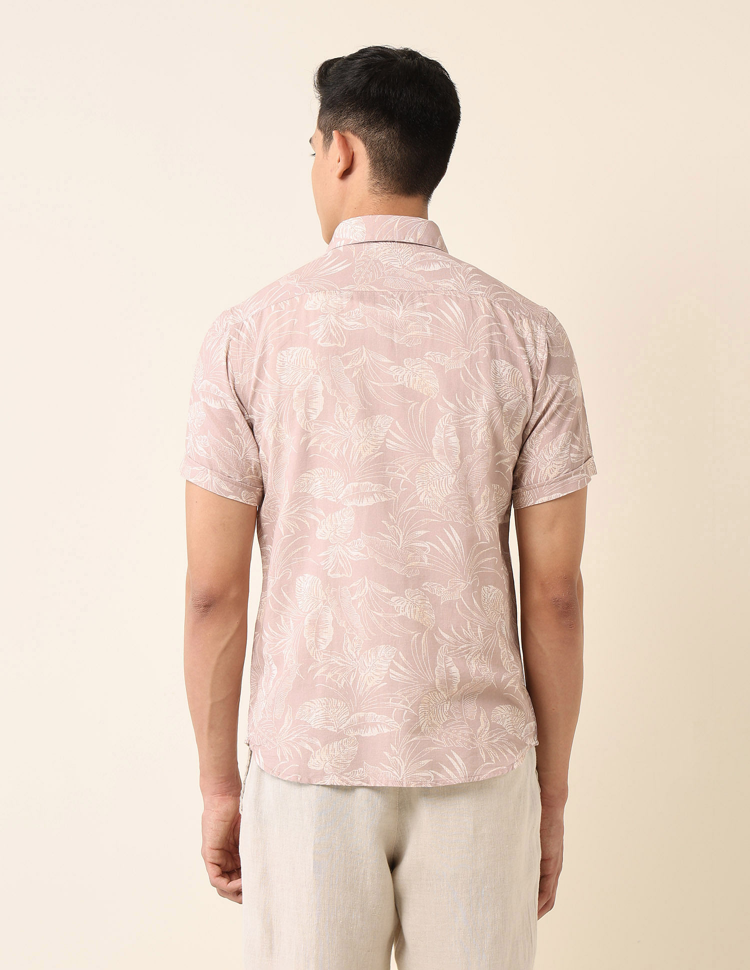 U.S. Polo Assn. Tailored Fit Tropical Printed Shirt