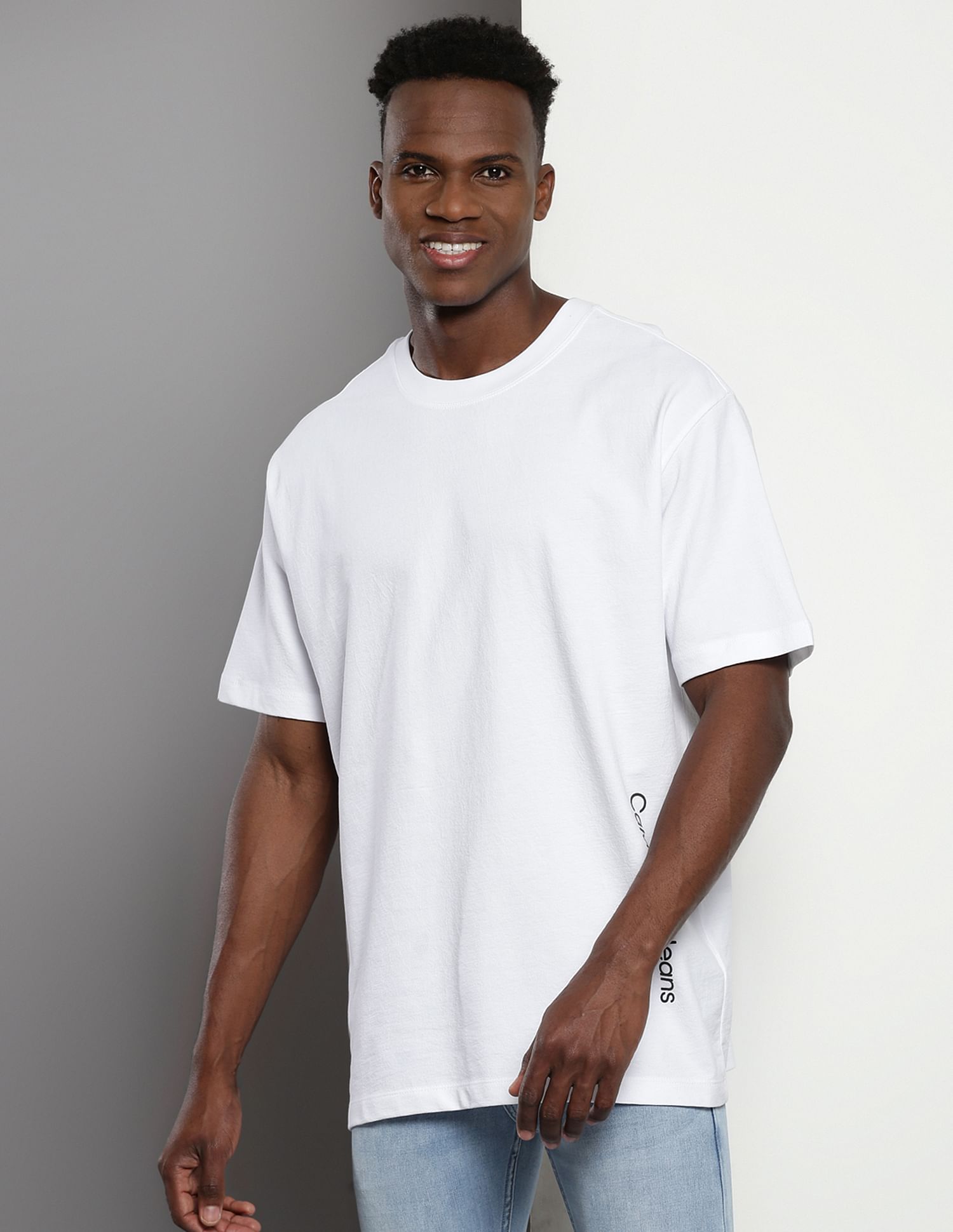 Calvin Klein Transitional Cotton Diffused Graphic T-Shirt