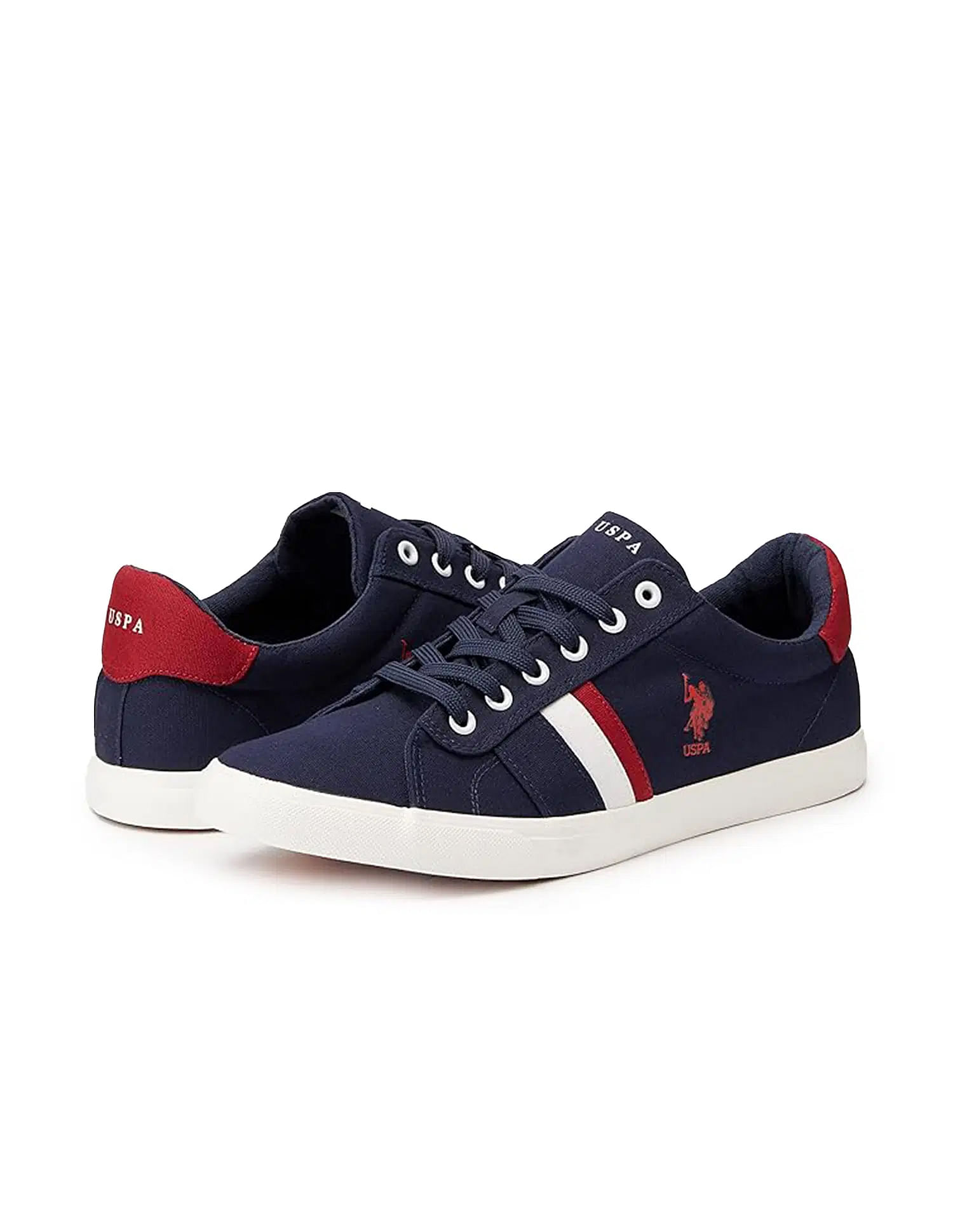 U.S. Polo Assn. Striped Round Toe Abor 3.0 Sneakers