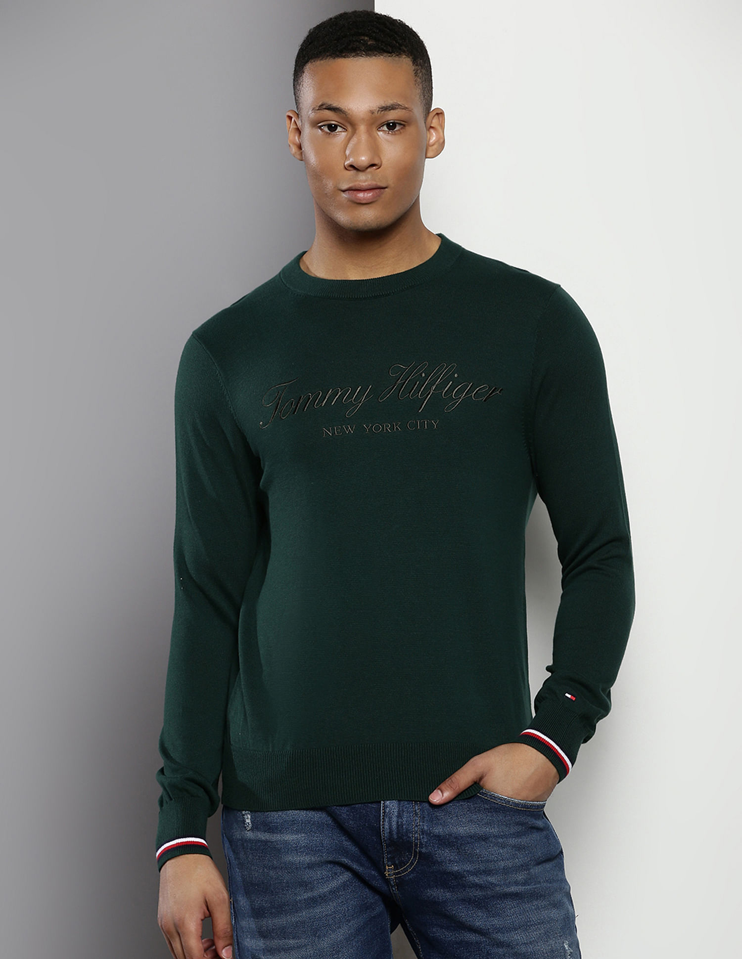Tommy Hilfiger Embroidered Logo Sweater