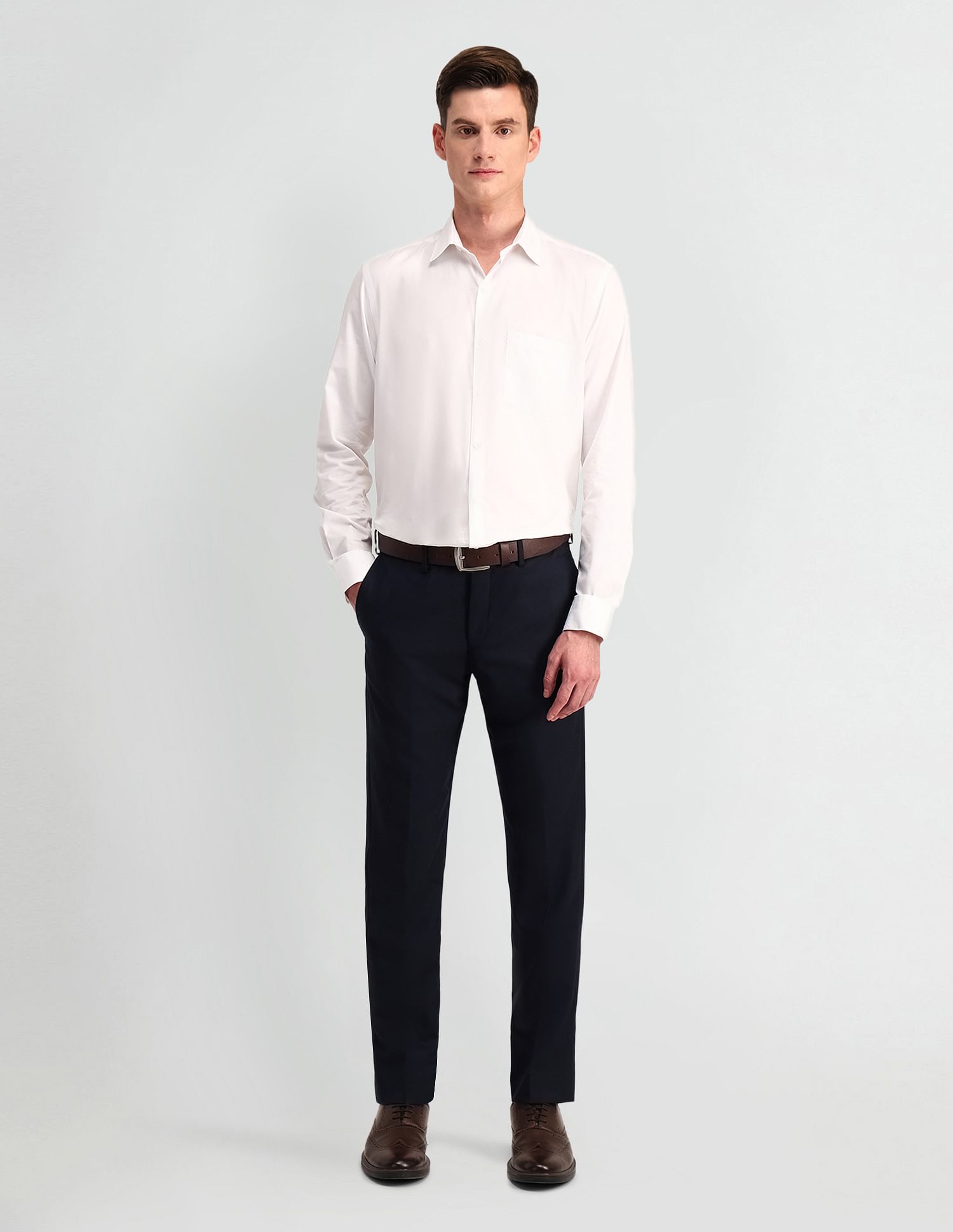 Arrow Mid Rise Twill Trousers