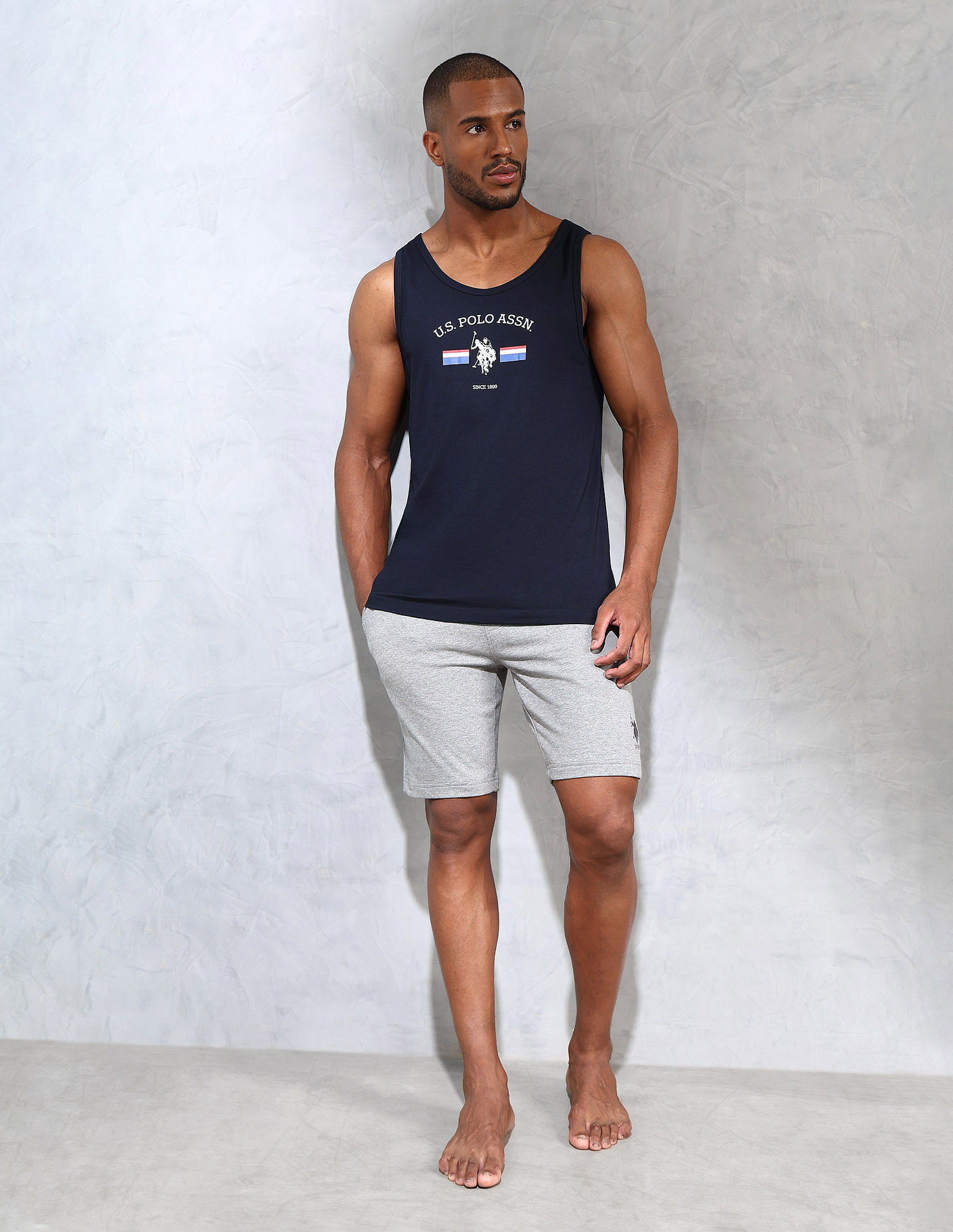 U.S. Polo Assn. Brand Print Comfort Fit OEV02 Vest - Pack Of 1