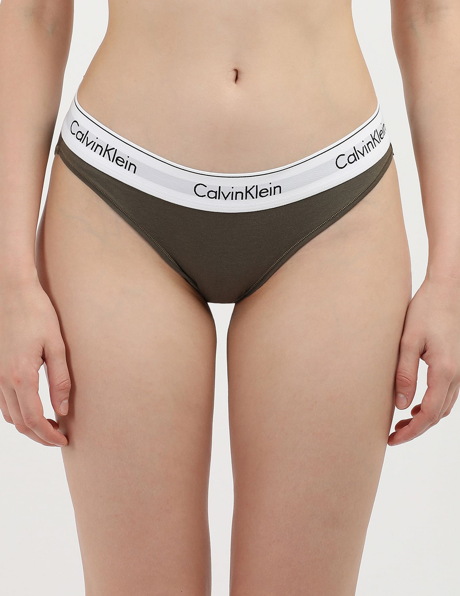 Calvin Klein Underwear Solid Mid Rise Bikini