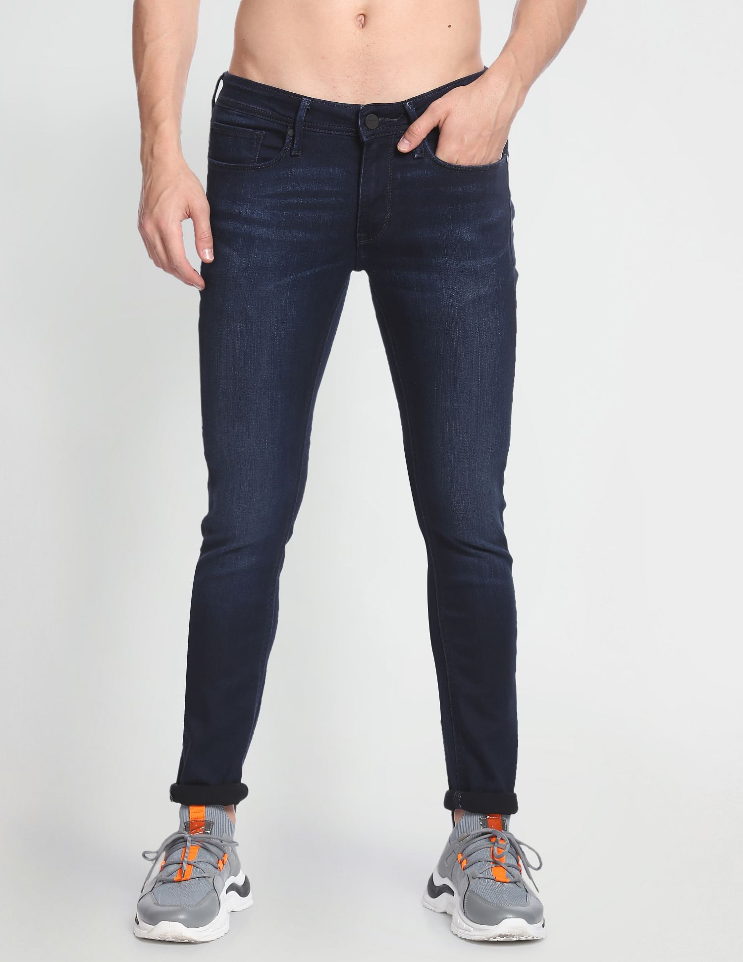 Flying Machine Jackson Skinny Fit Stone Wash Luxe Jeans