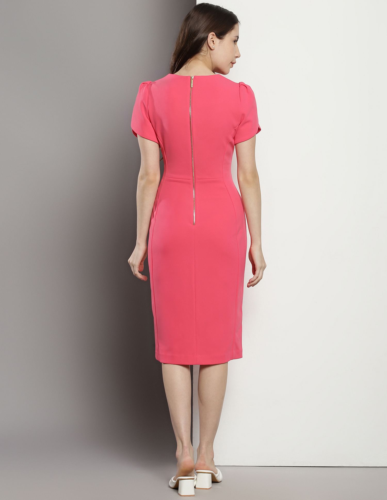 Buy Calvin Klein Scuba Crepe Bodycon Dress NNNOW