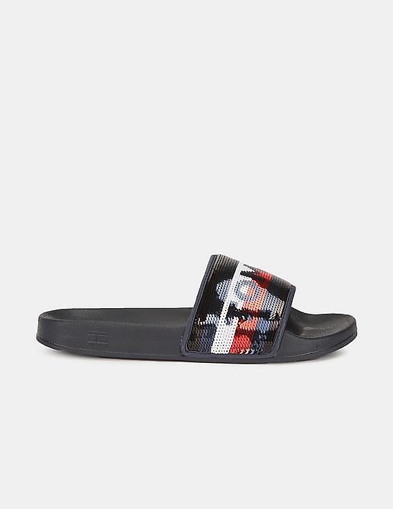 Tommy hilfiger clearance sequin sliders