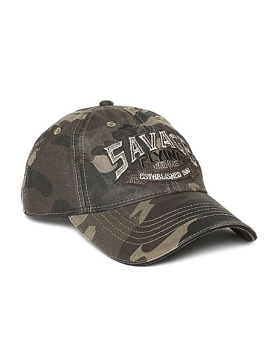 Buy Flying Machine Camouflage Print Baseball Cap NNNOW