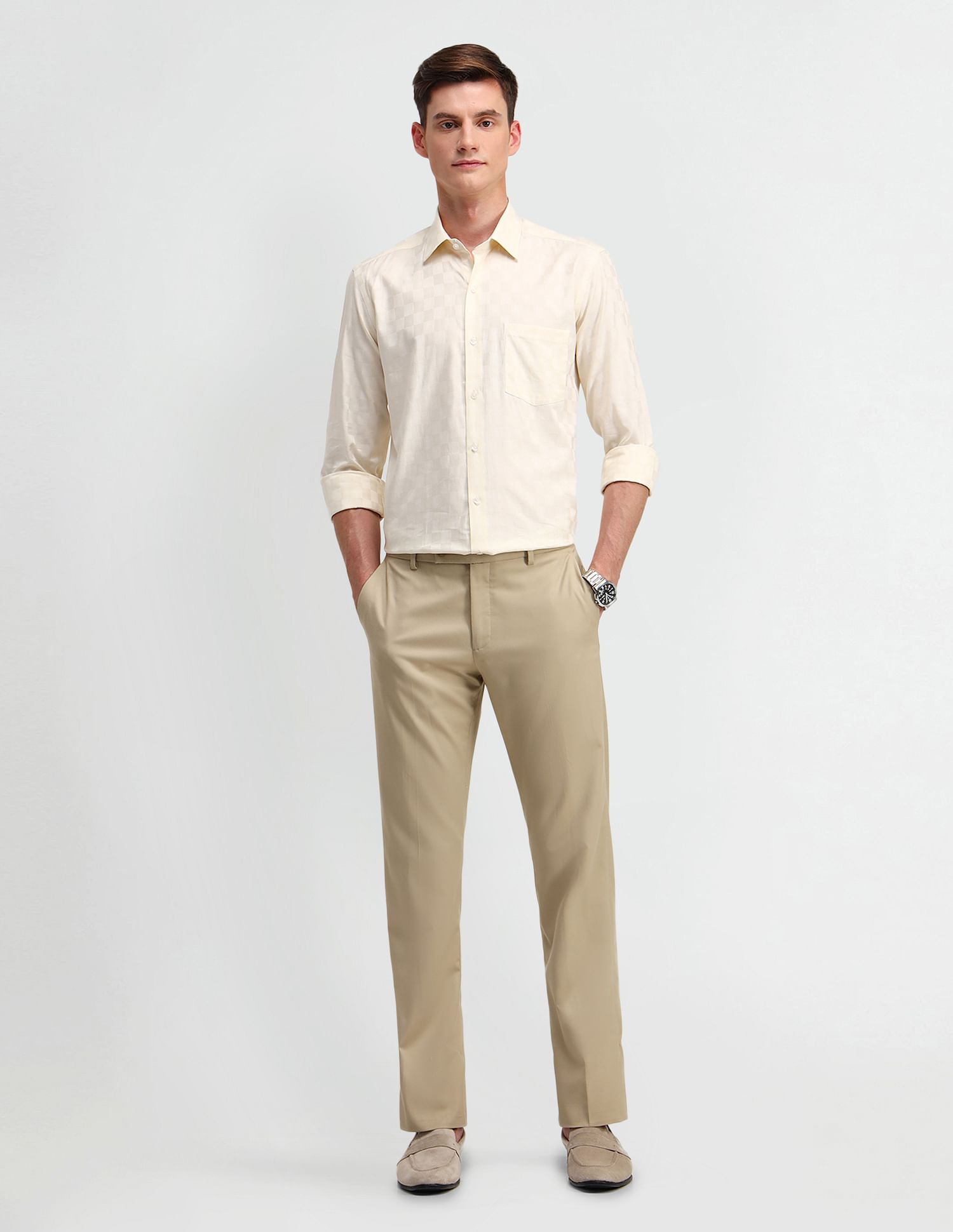 Arrow Glen Checks Cotton Shirt