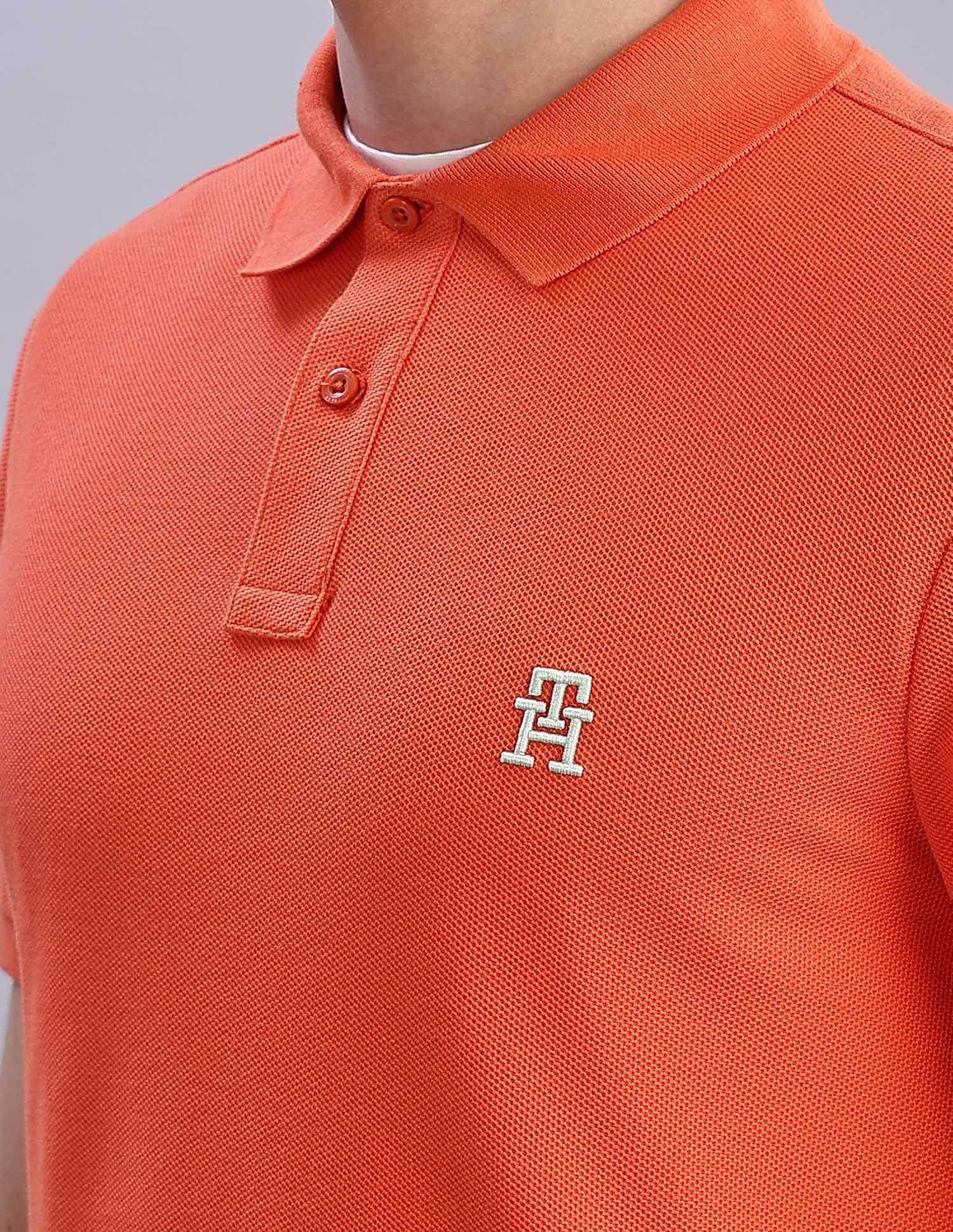 Tommy Hilfiger Solid Regular-Fit Cotton Polo Shirts