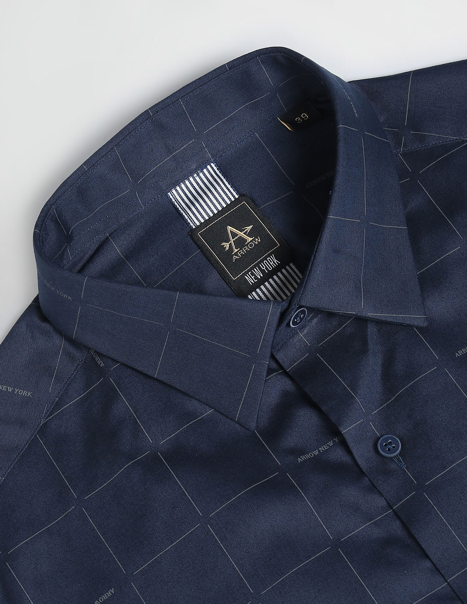 Arrow Newyork Brooklyn Super Slim Fit Cotton Formal Shirt