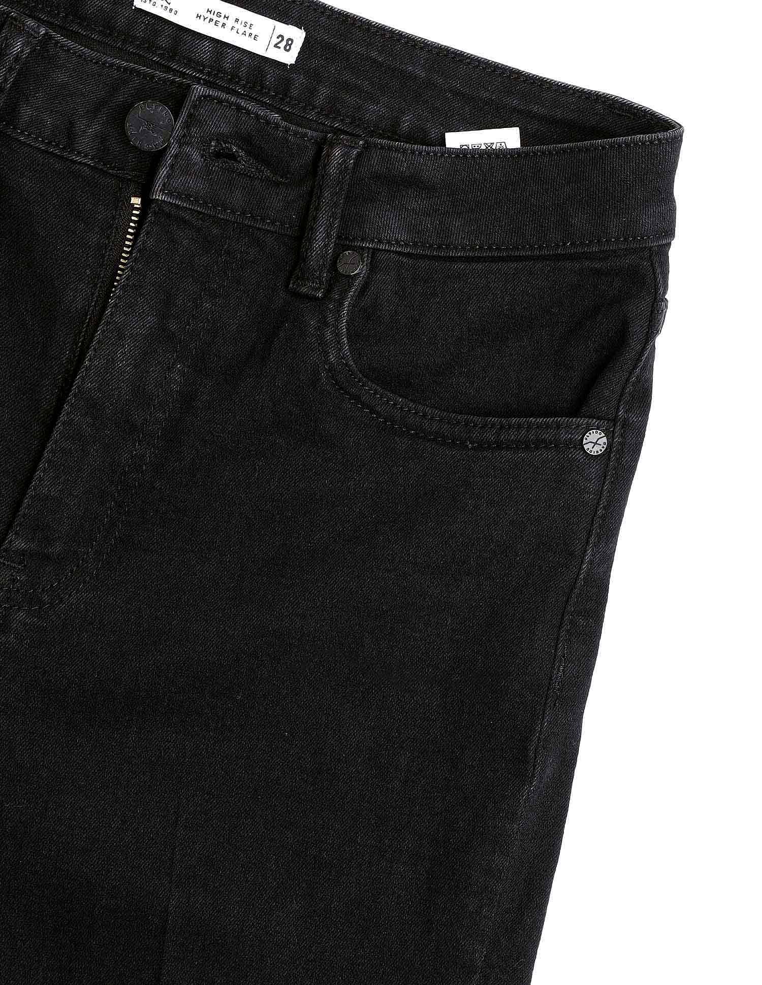 Flying Machine Women High Rise Extreme Flare Jeans
