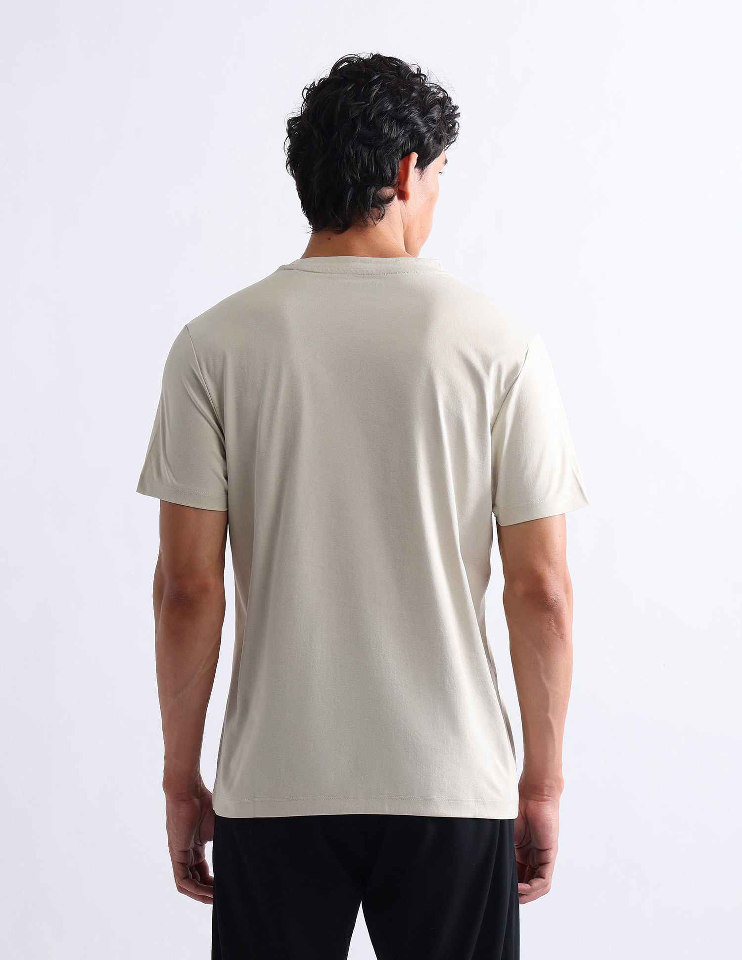 USPA Active Brand Printed Slim Fit T-Shirt