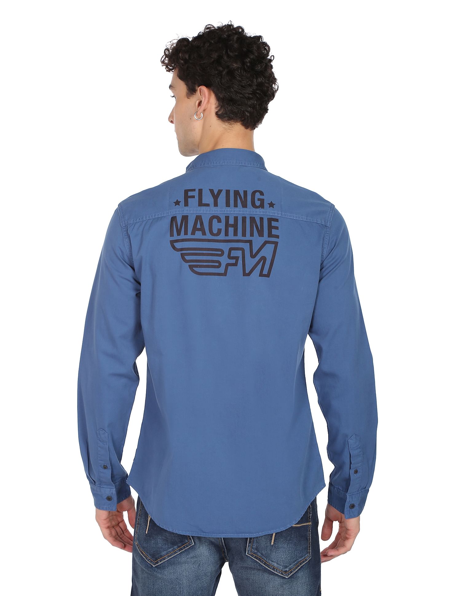 flying machine blue label shirts