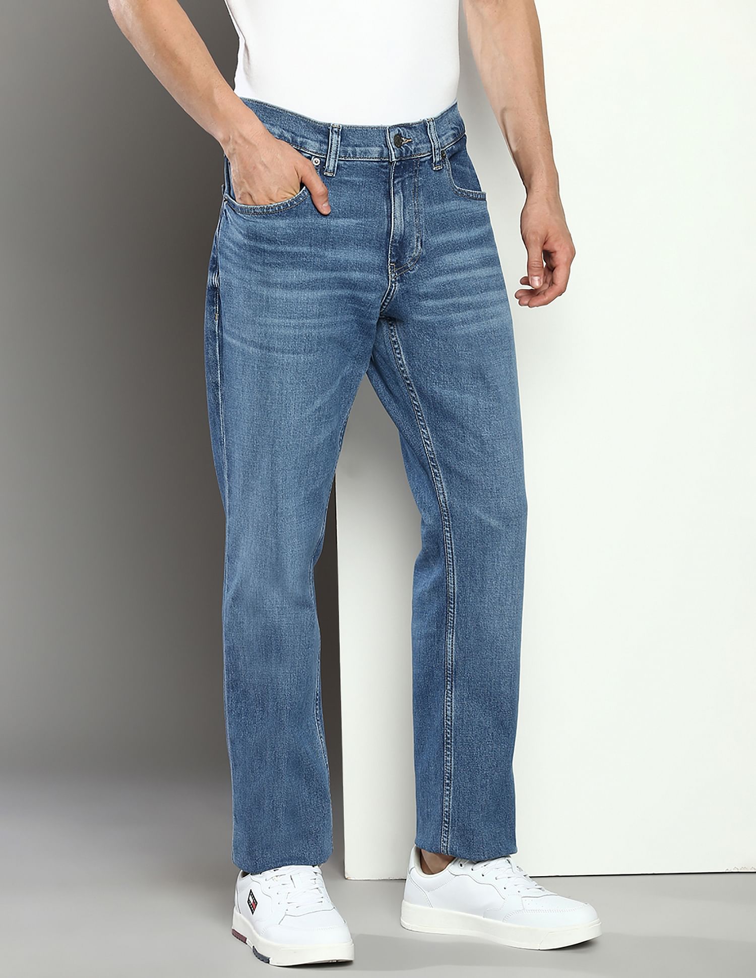 Tommy Hilfiger Recycled Cotton Straight Fit Jeans
