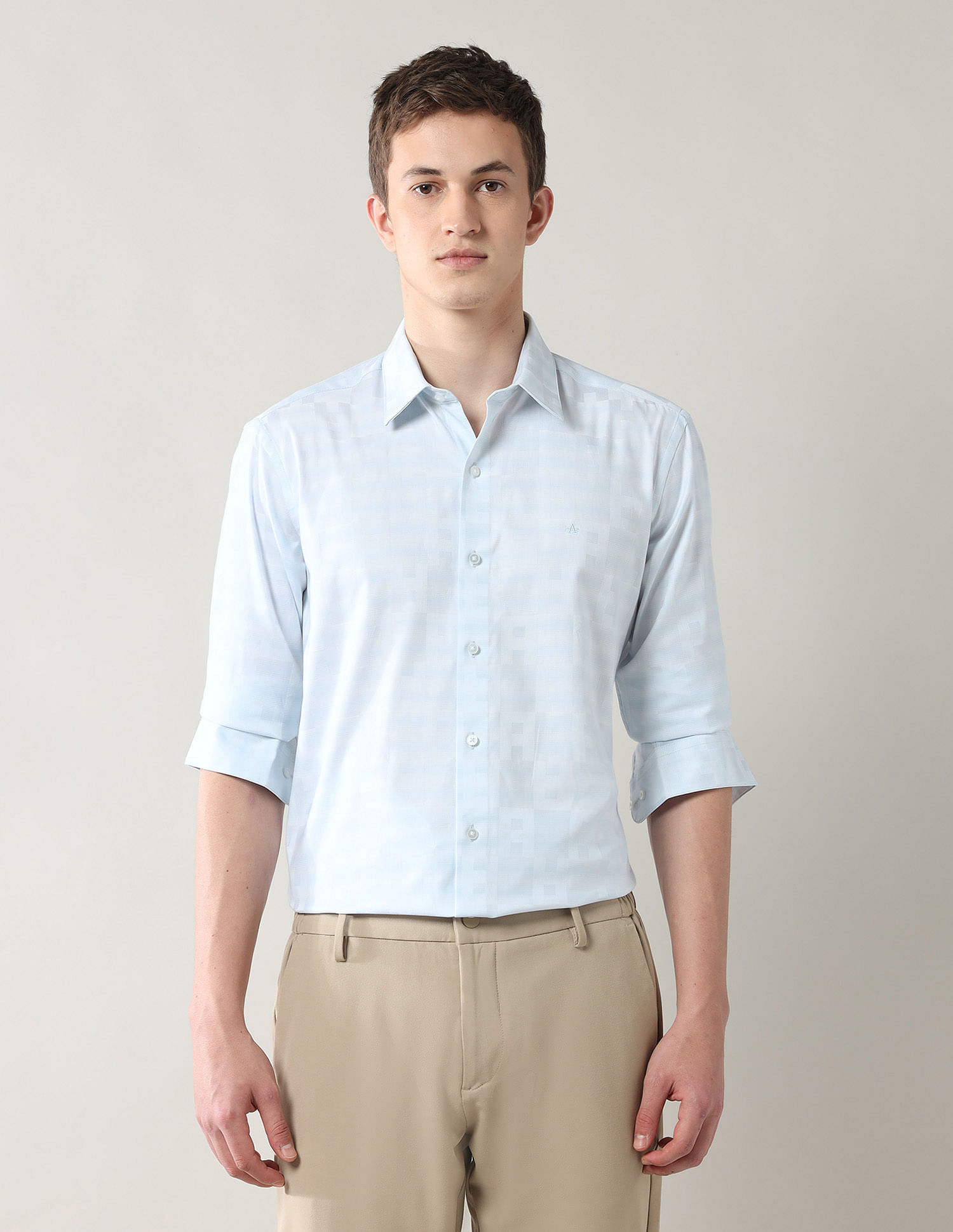 Arrow Newyork Manhattan Slim Fit Dobby Shirt