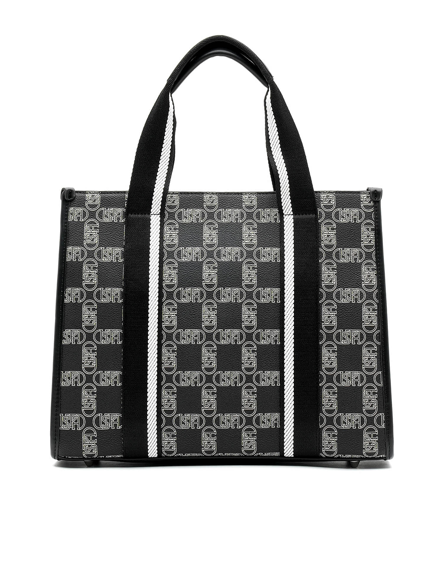 U.S. Polo Assn. Mendy Monogram Satchel Bag