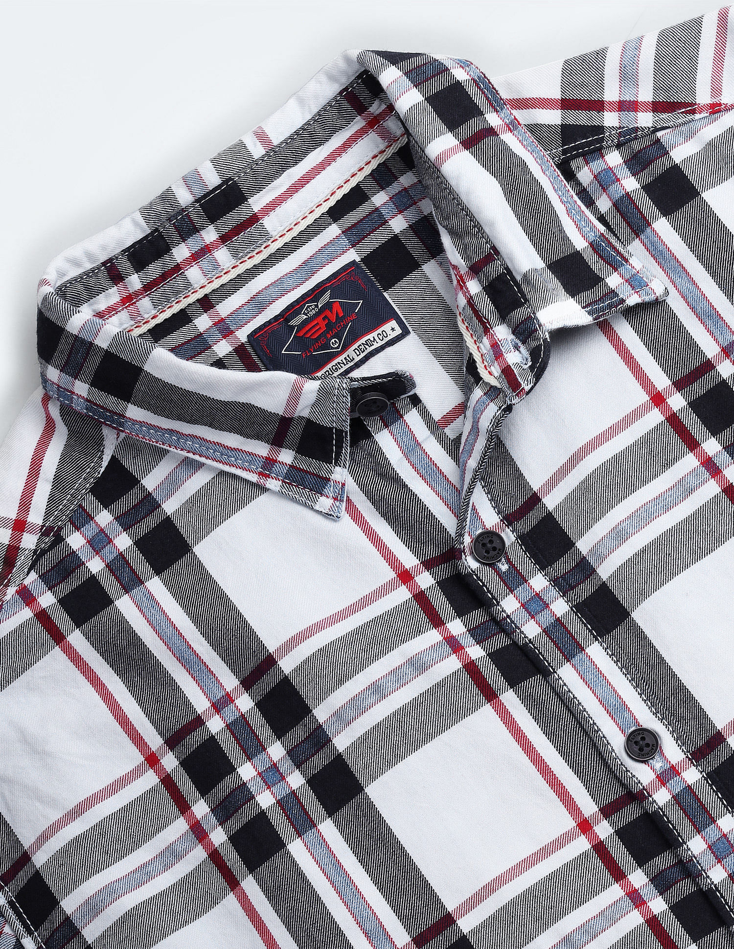 Flying Machine Tartan Check Slim Fit Shirt