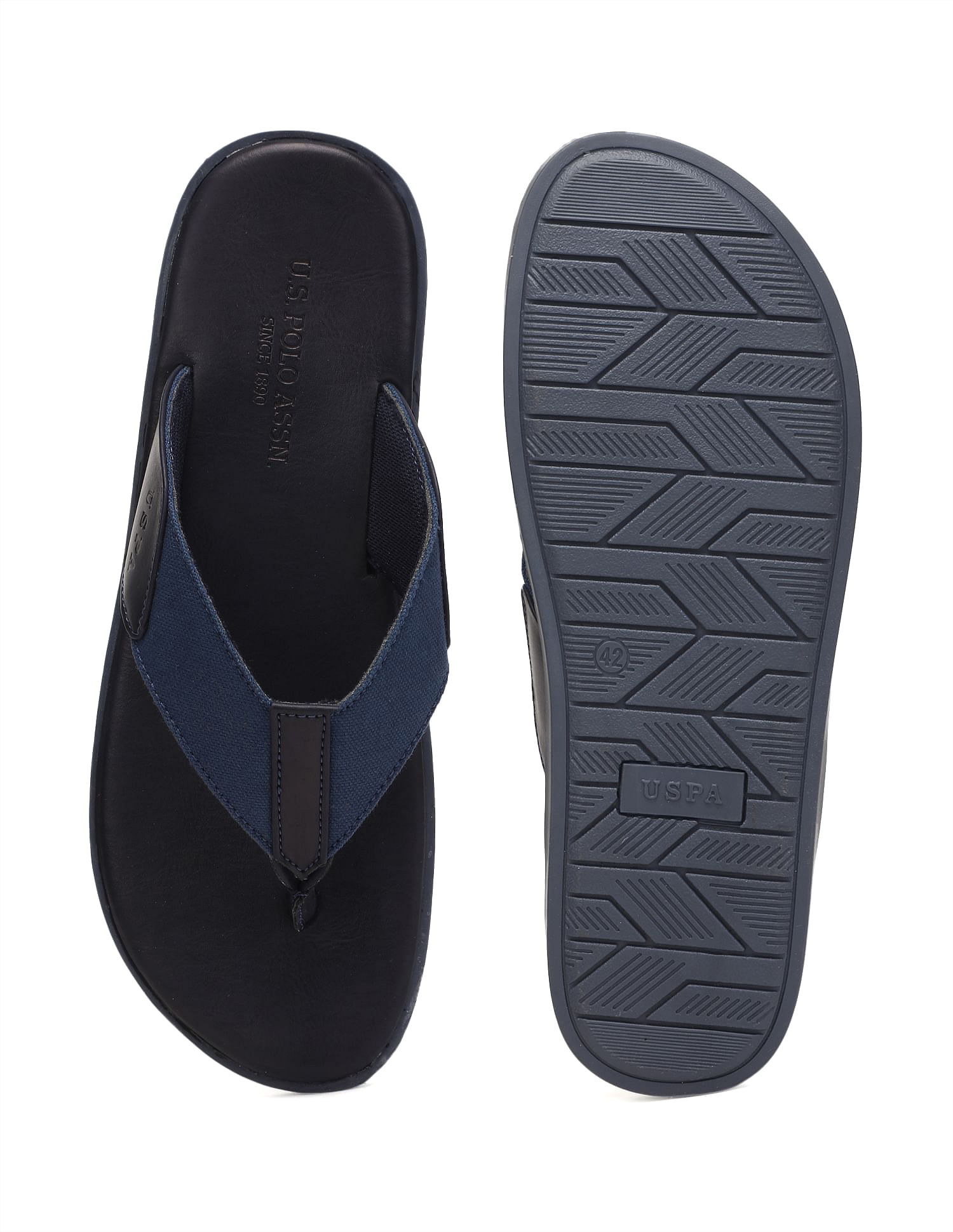 Buy U.S. Polo Assn. Solid V Strap Barrio 2.0 Flip Flop NNNOW