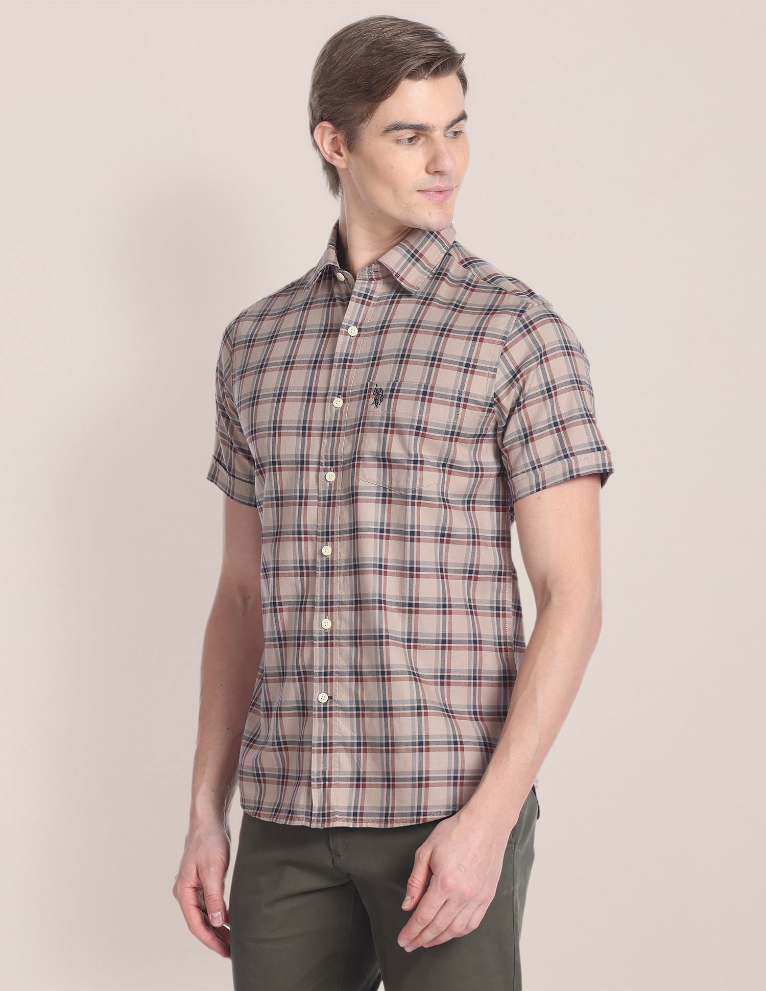 U.S. Polo Assn. Tartan Check Short Sleeve Shirt