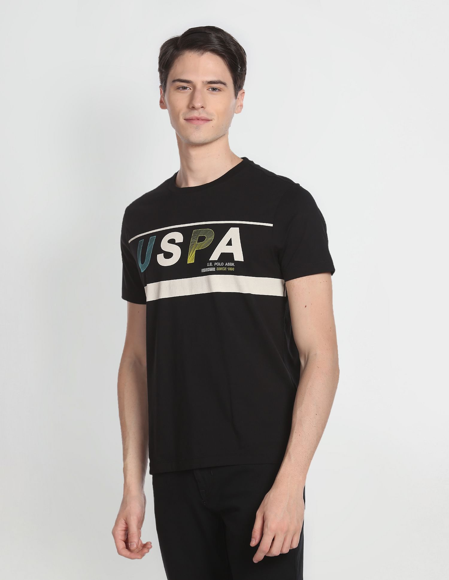 U.S. Polo Assn. Denim Co. Iconic Brand Print T-Shirt