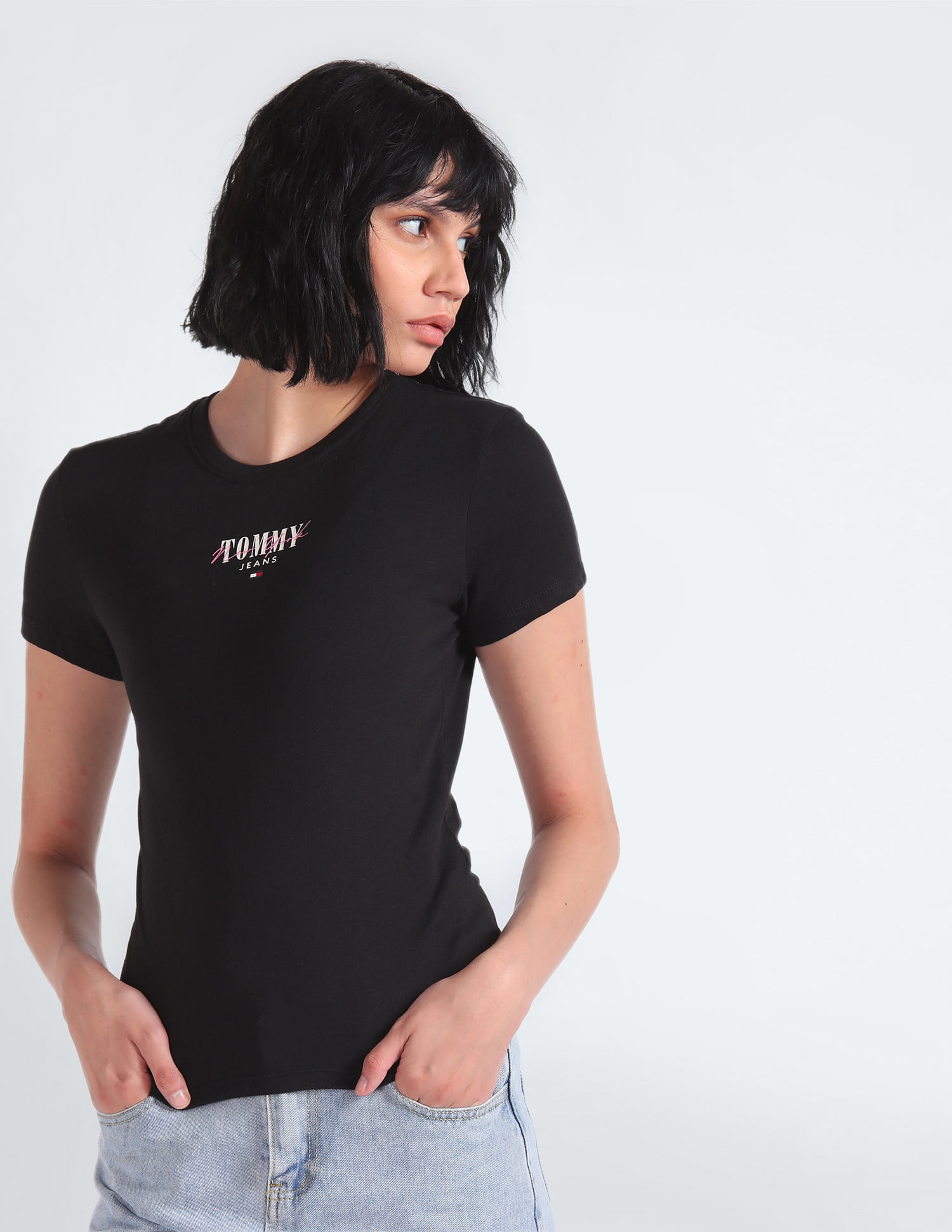 Buy Tommy Hilfiger Essential Logo Slim T-Shirt