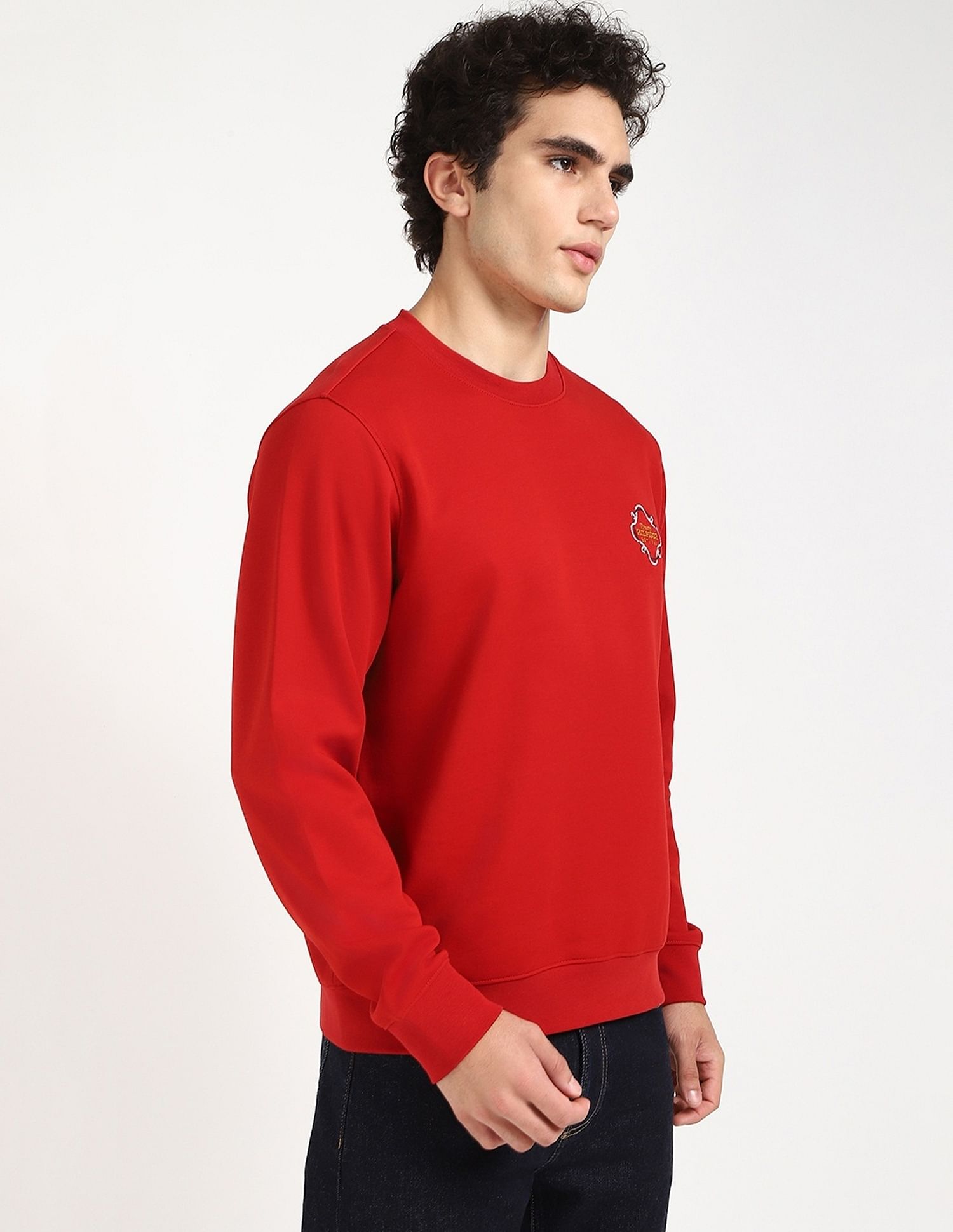 Tommy Hilfiger Embroidered Logo Regular-Fit Cotton Sweatshirt