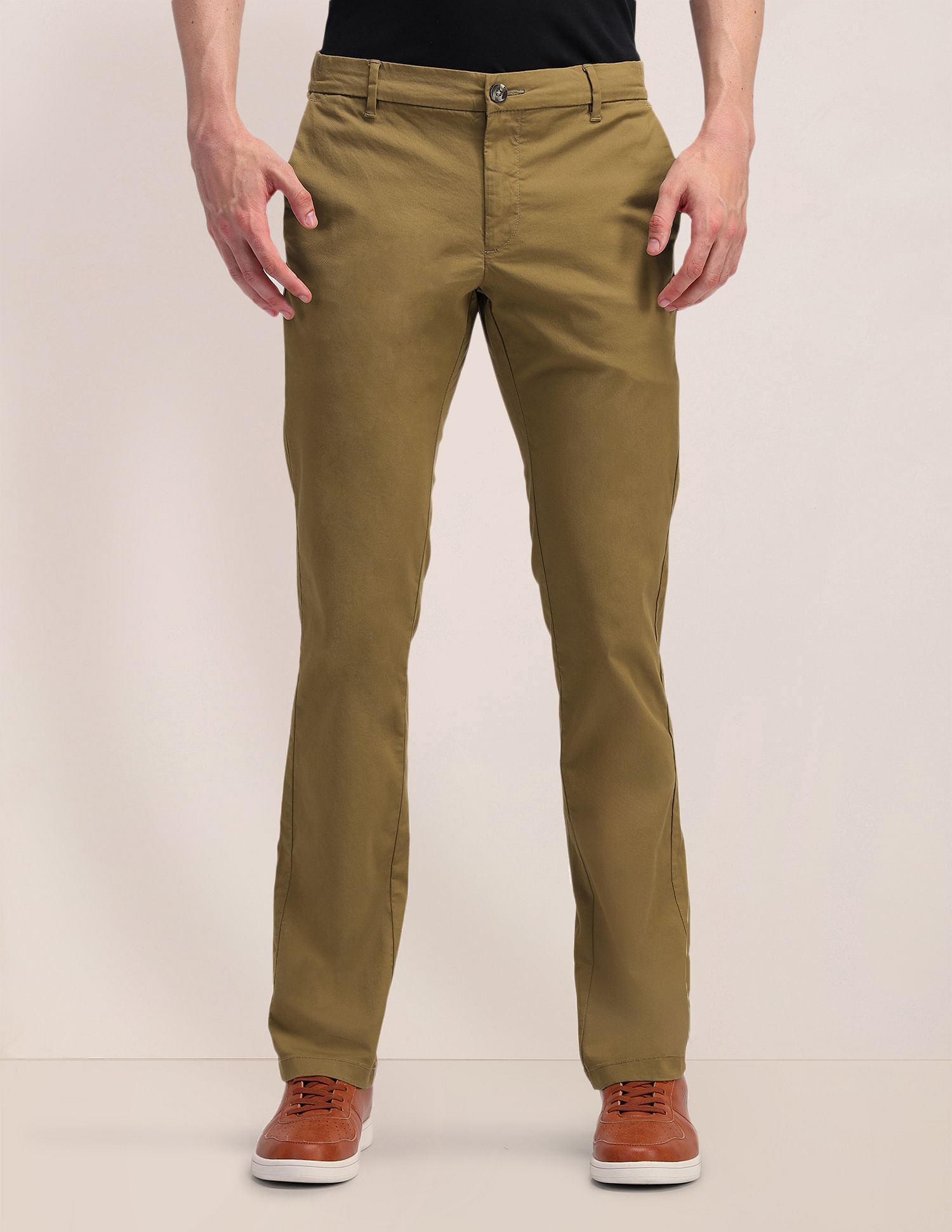 U.S. Polo Assn. Denver Slim Fit Mid Rise Trousers