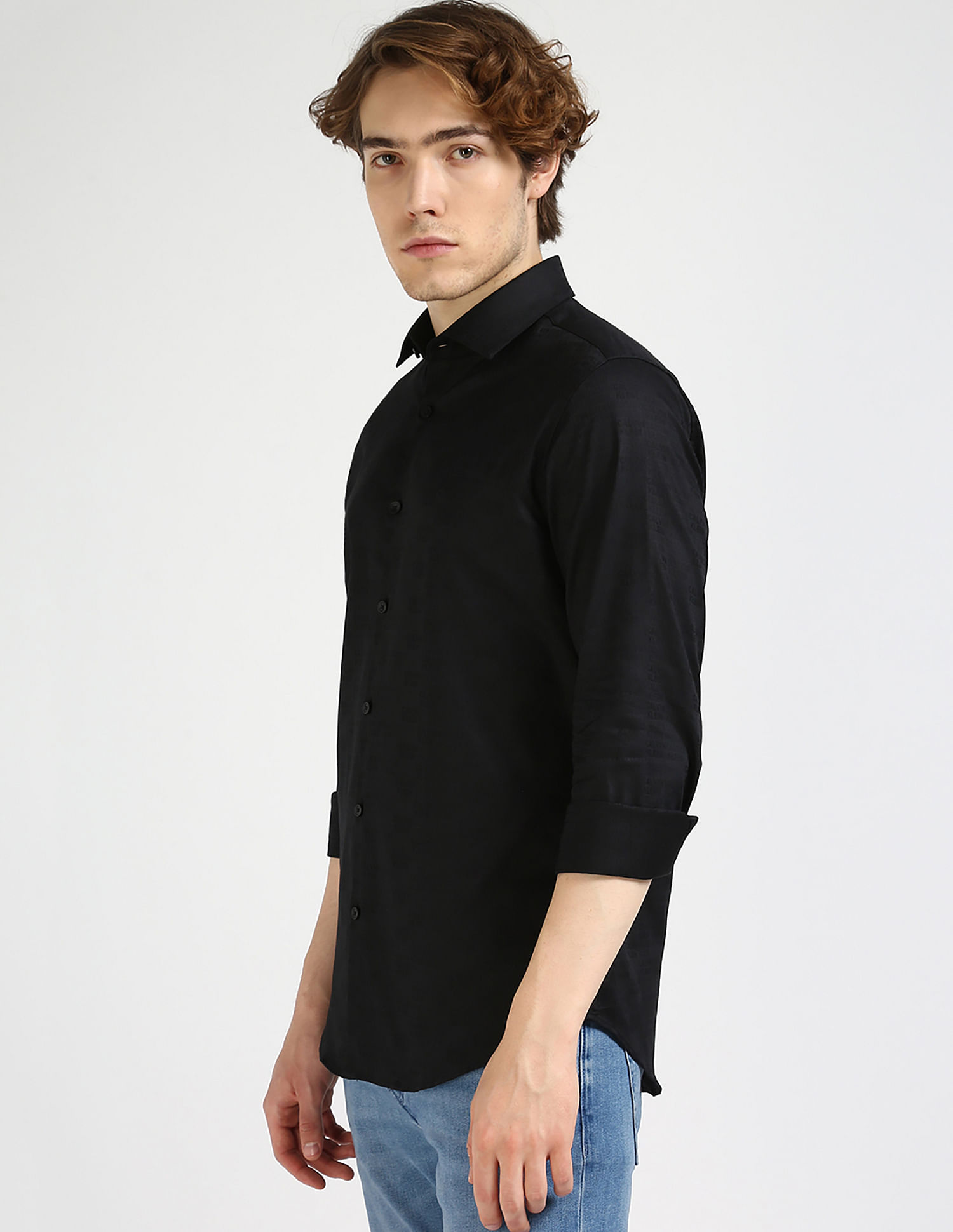 Calvin Klein Jeans Slim Fit Textured Shirt