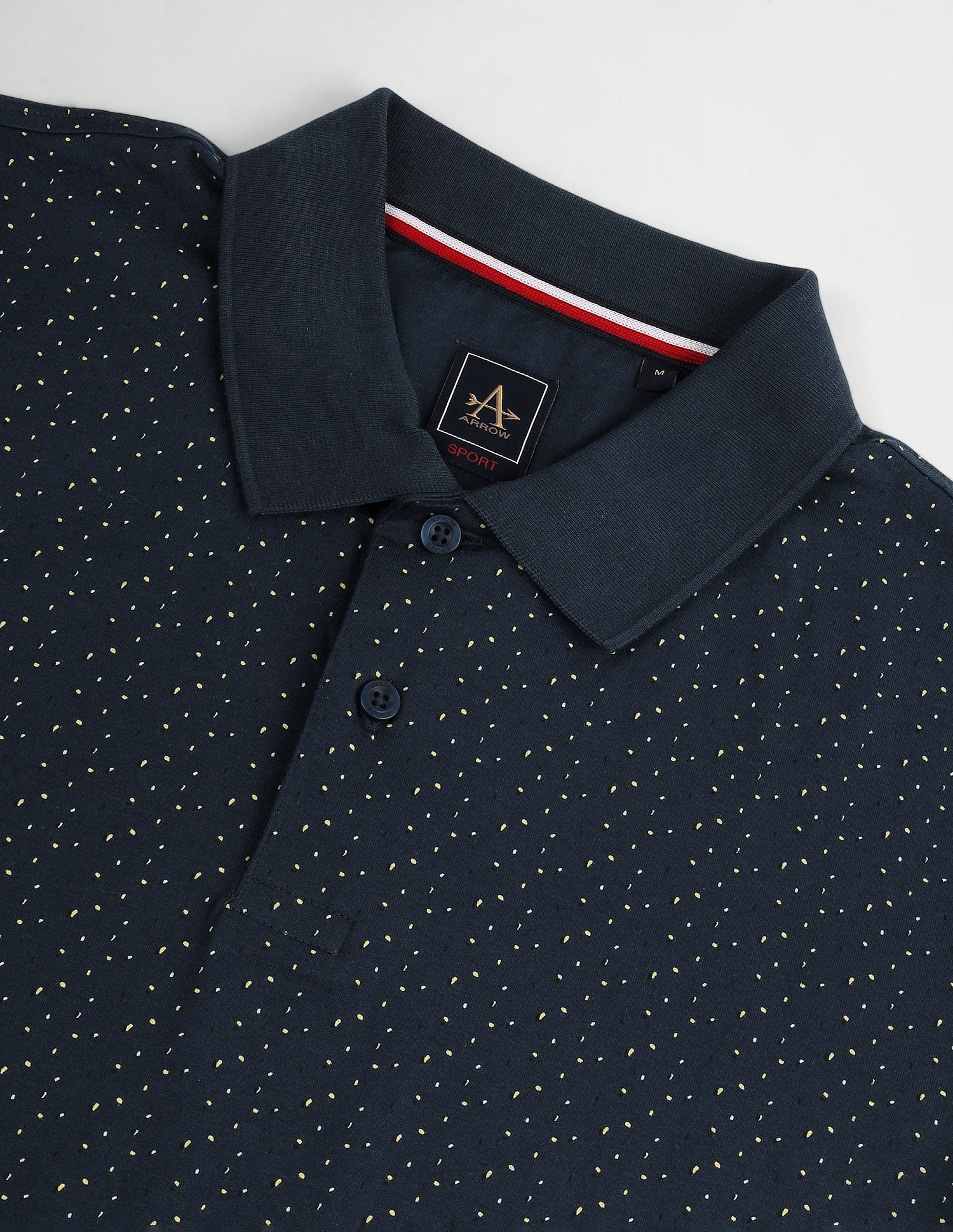 Arrow Sports Pure Cotton Graphic Polo Shirt