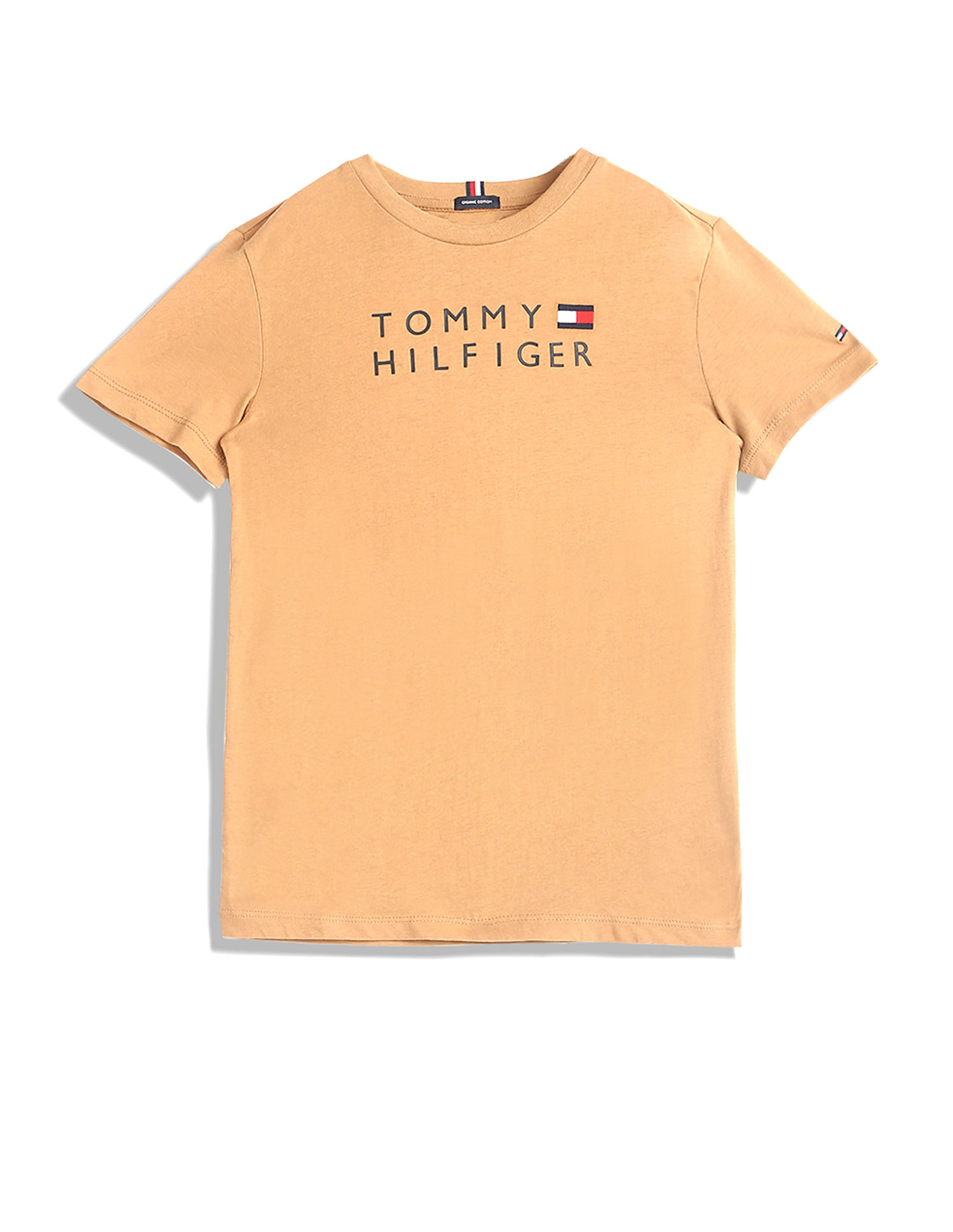 Tommy hilfiger large logo t shirt discount