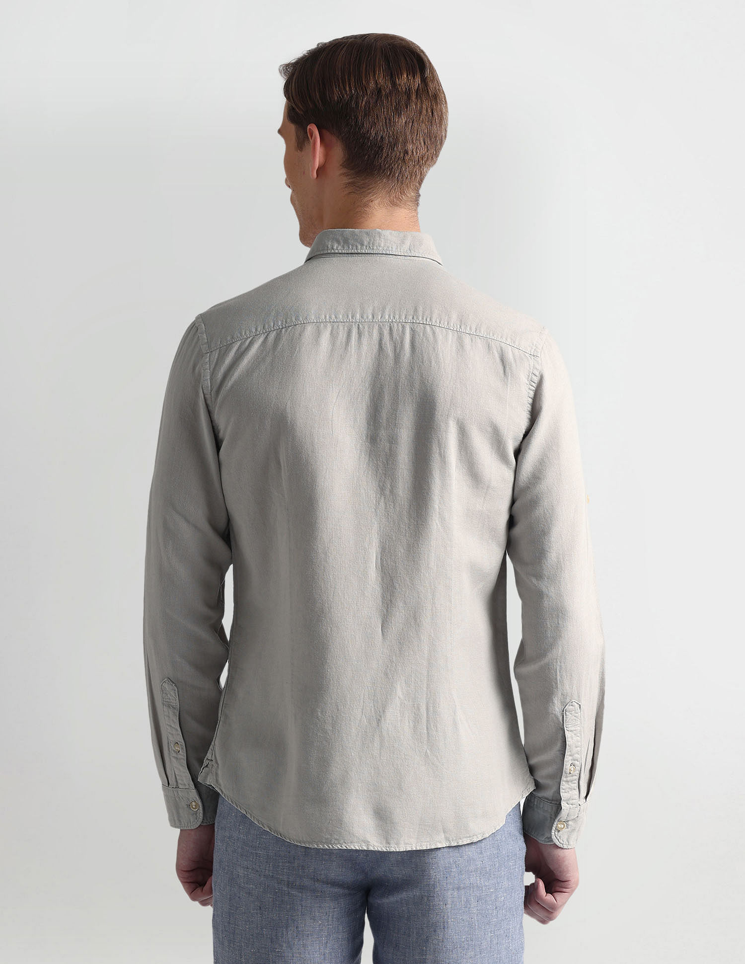 U.S. Polo Assn. Denim Co. Slim Fit Solid Shirt