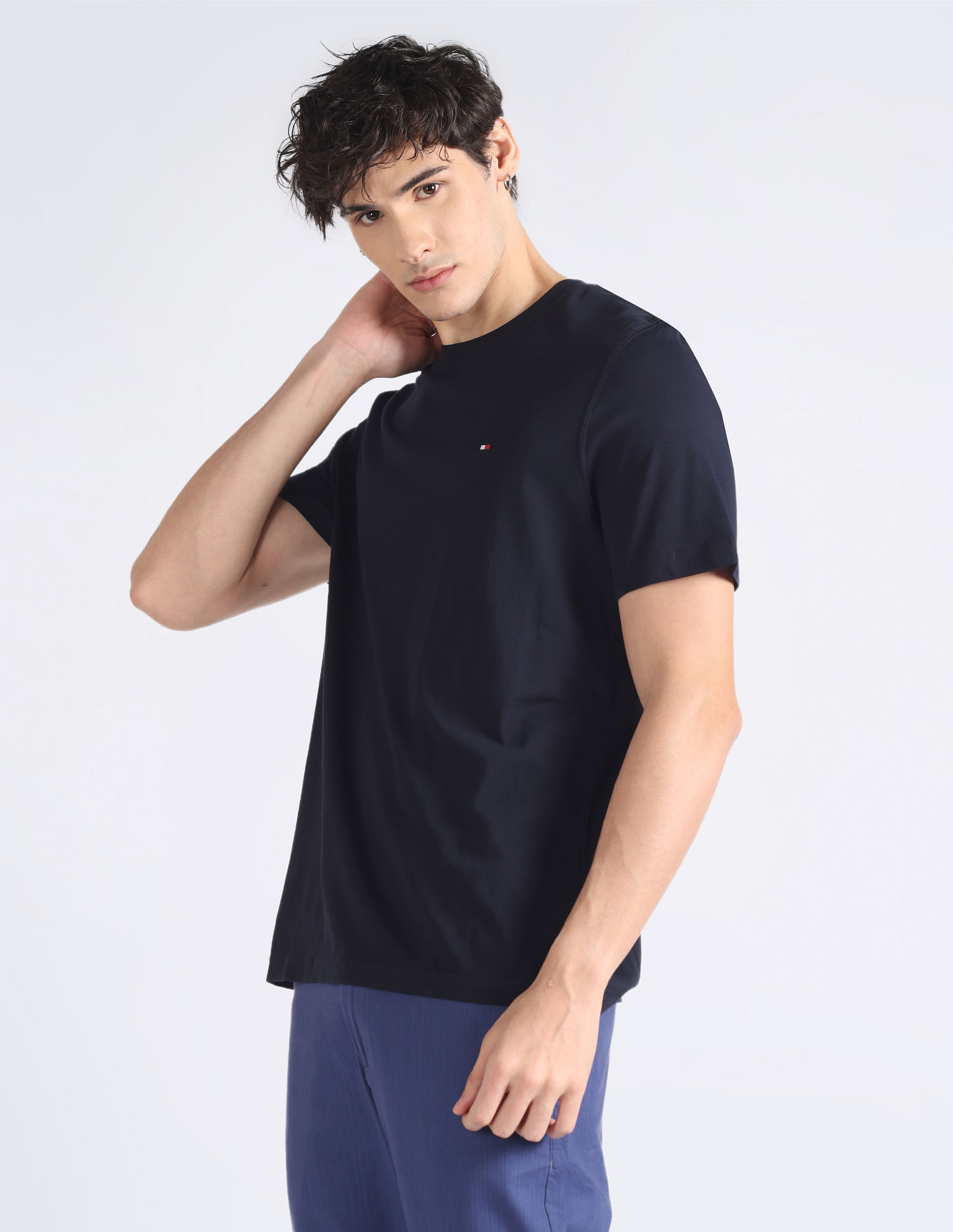 Tommy Hilfiger Solid Transitional Cotton T-Shirt