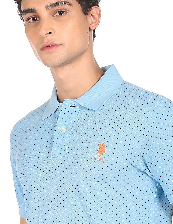 U.S. Polo Assn. Cotton Printed Polo Shirt