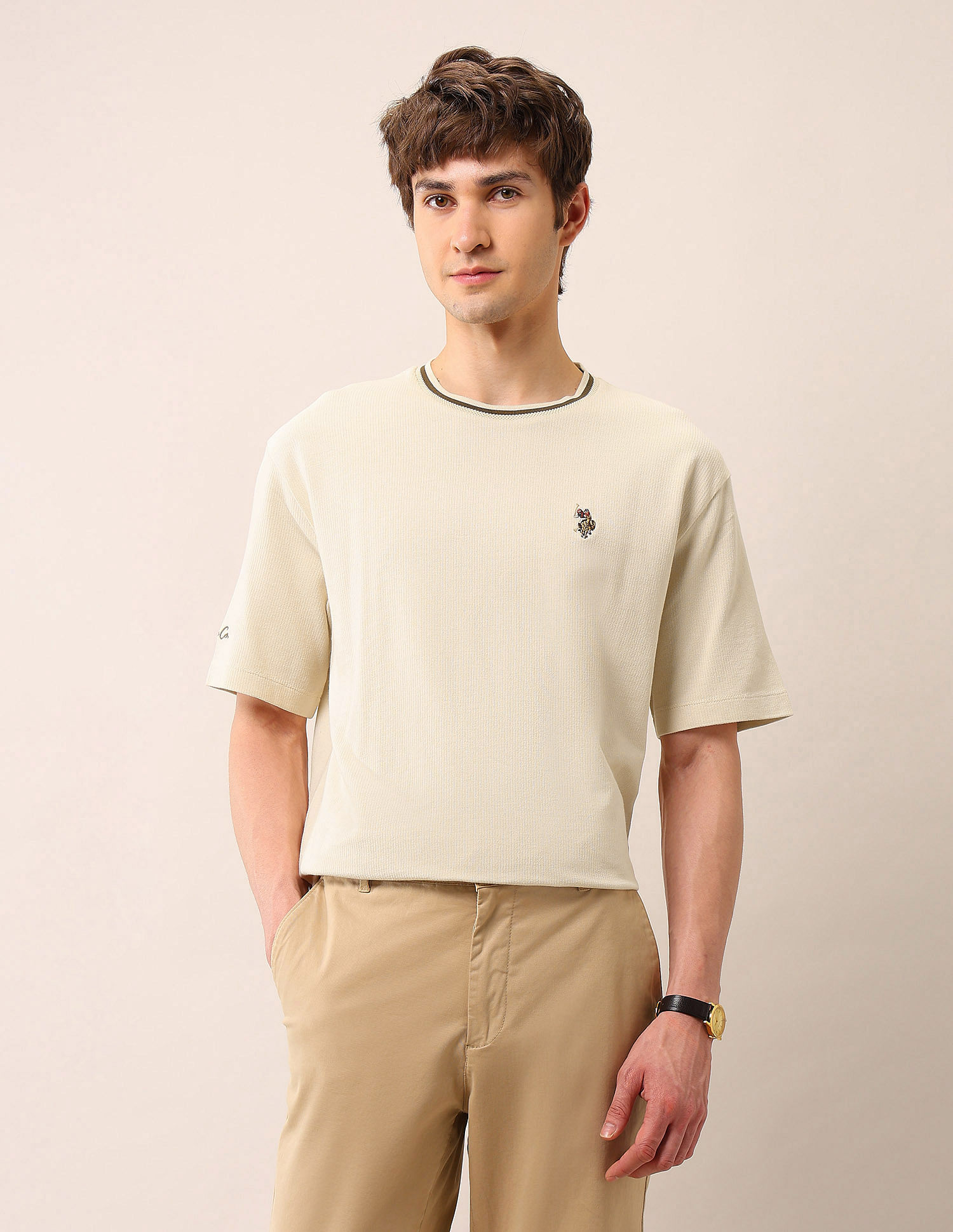 U.S. Polo Assn. Denim Co. Oversized Fit Pure Cotton T-Shirt