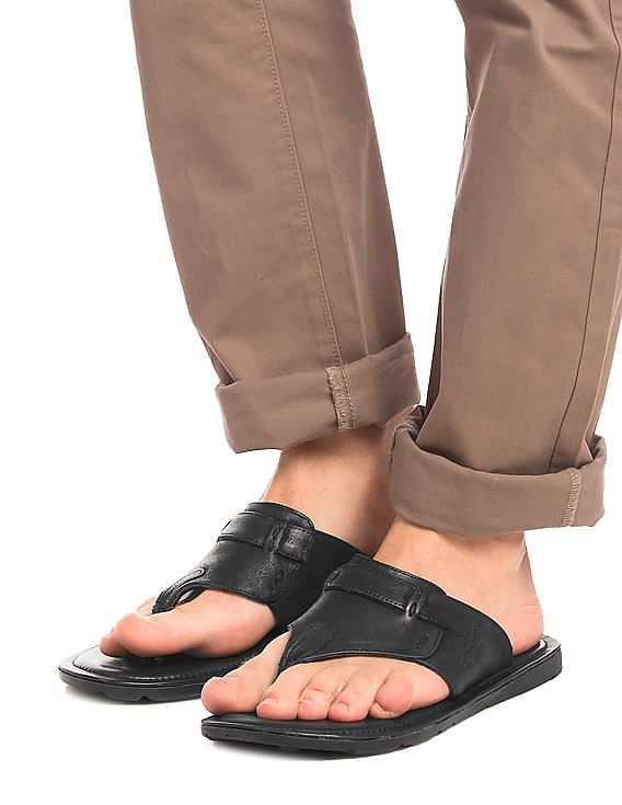 Polo best sale leather sandals