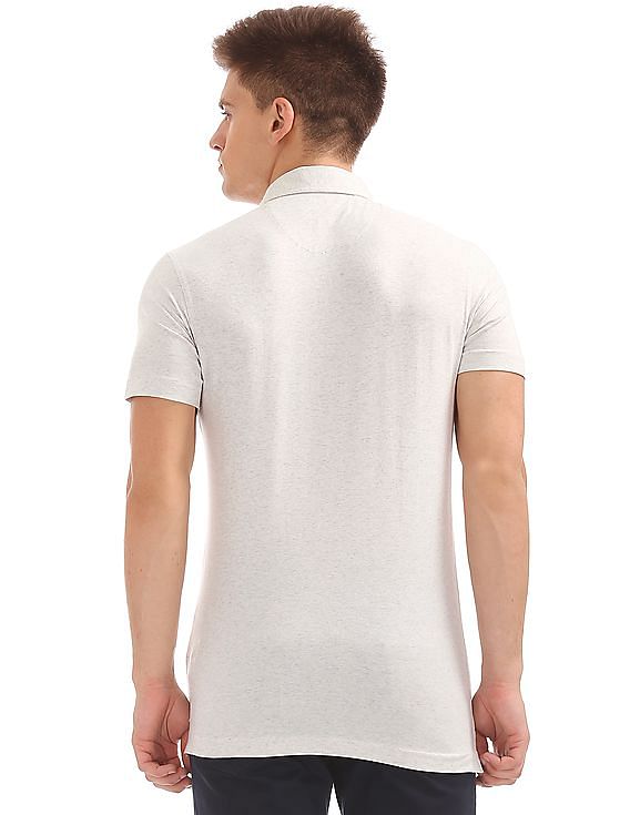 U.S. Polo Assn. Slim Fit Heathered Polo Shirt
