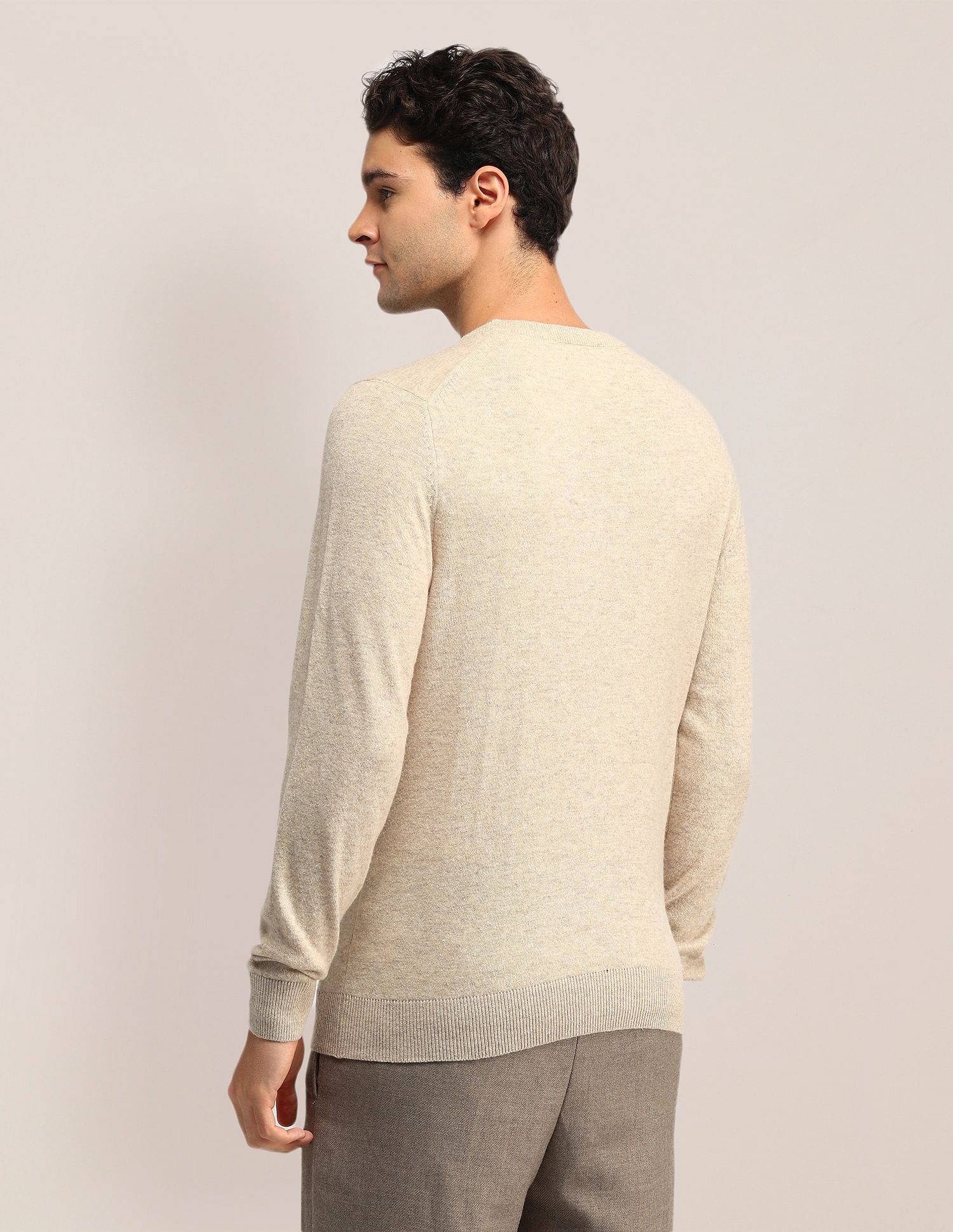 U.S. Polo Assn. Textured Regular Fit Sweater